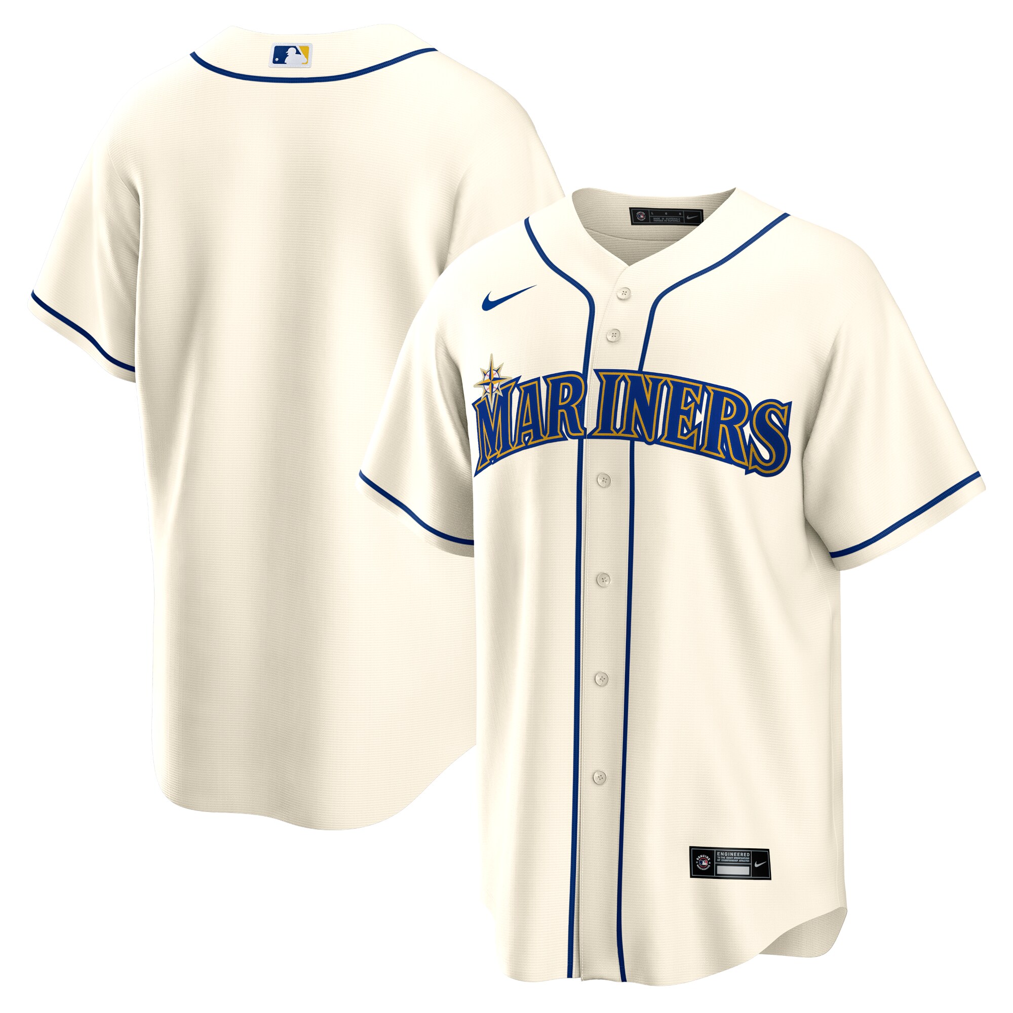 Seattle Mariners Cream Alternate Team MLB Jersey Men's