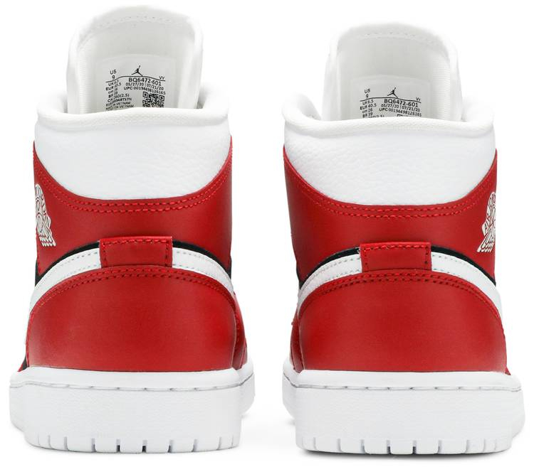 Air Jordan 1 Mid Gym Red Black BQ6472-601
