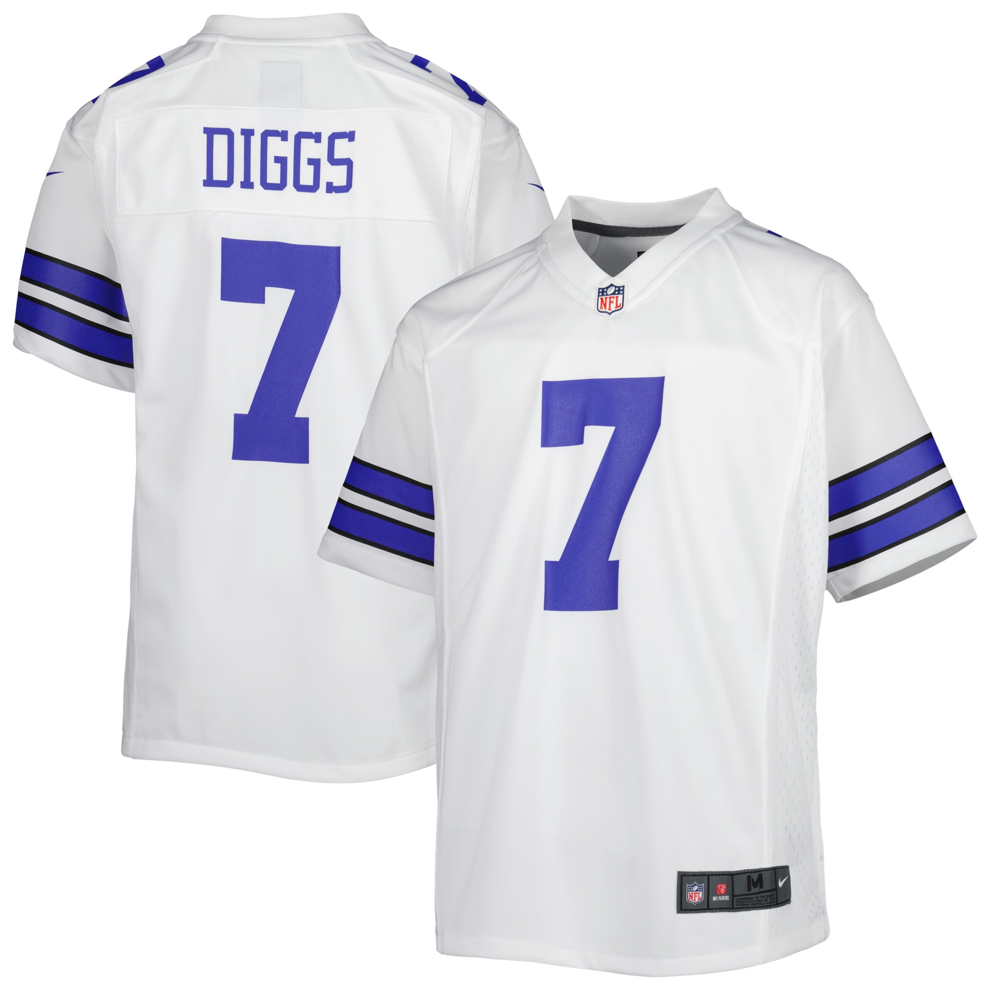 Dallas Cowboys Trevon Diggs White Game NFL Jersey Youth