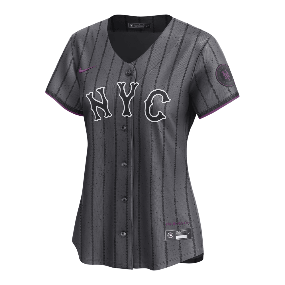 New York Mets 2024 City Connect Limited Graphite MLB Jersey Women's