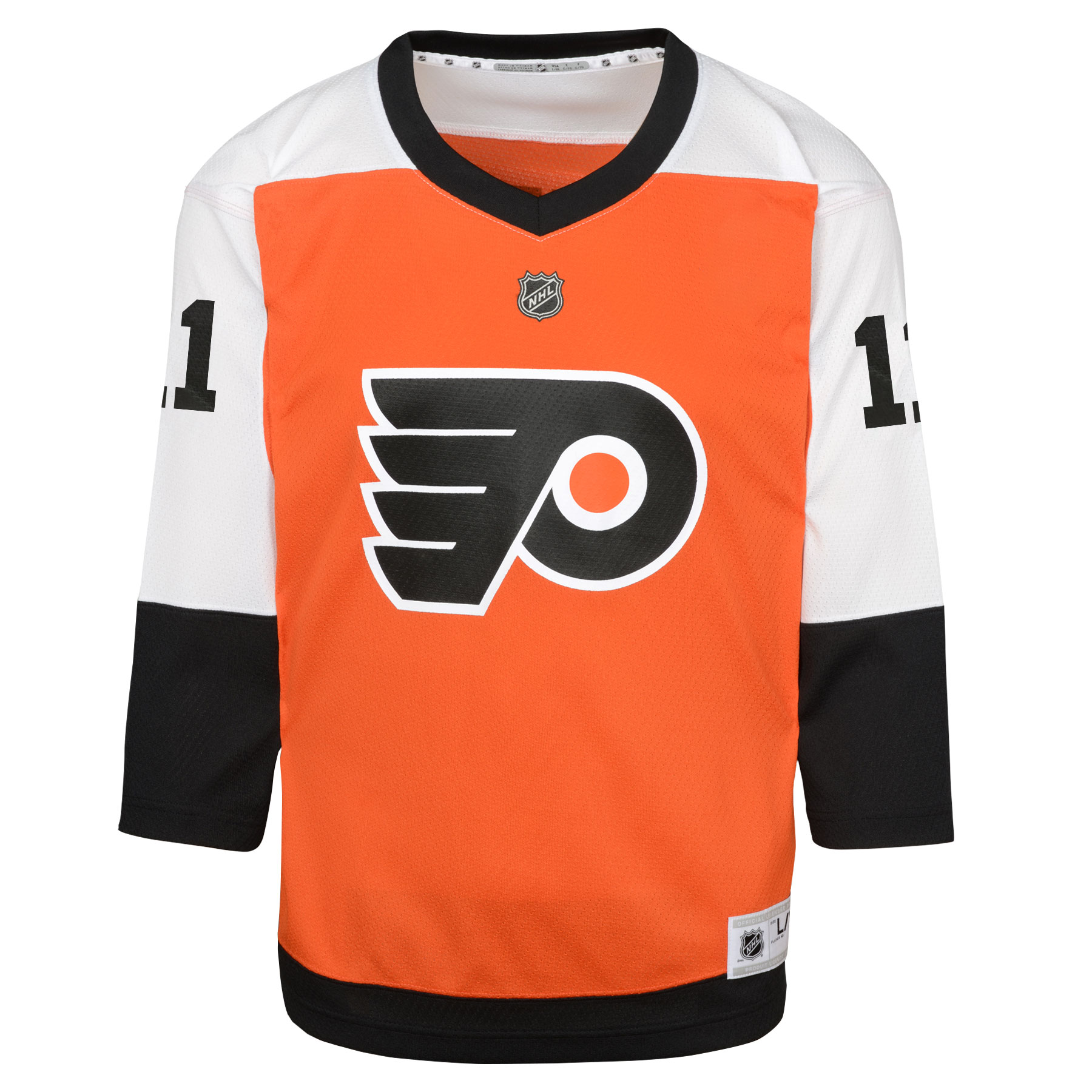 Philadelphia Flyers Travis Konecny Burnt Orange Home Player NHL Jersey Youth