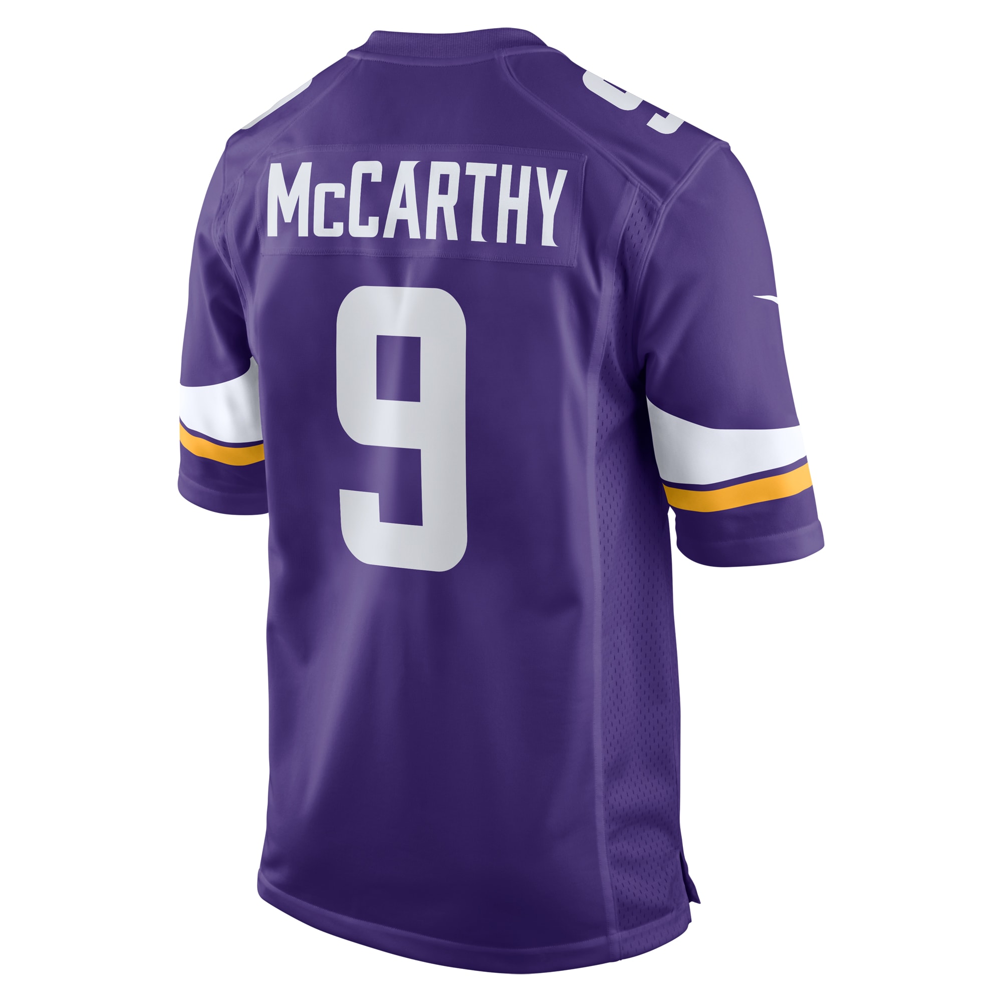 Minnesota Vikings J.J. McCarthy Purple Player Game NFL Jersey Men's