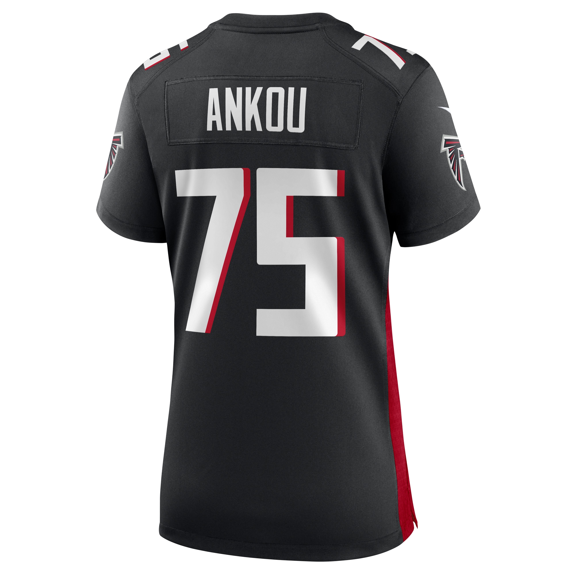 Atlanta Falcons Eli Ankou Black Game NFL Jersey Women's
