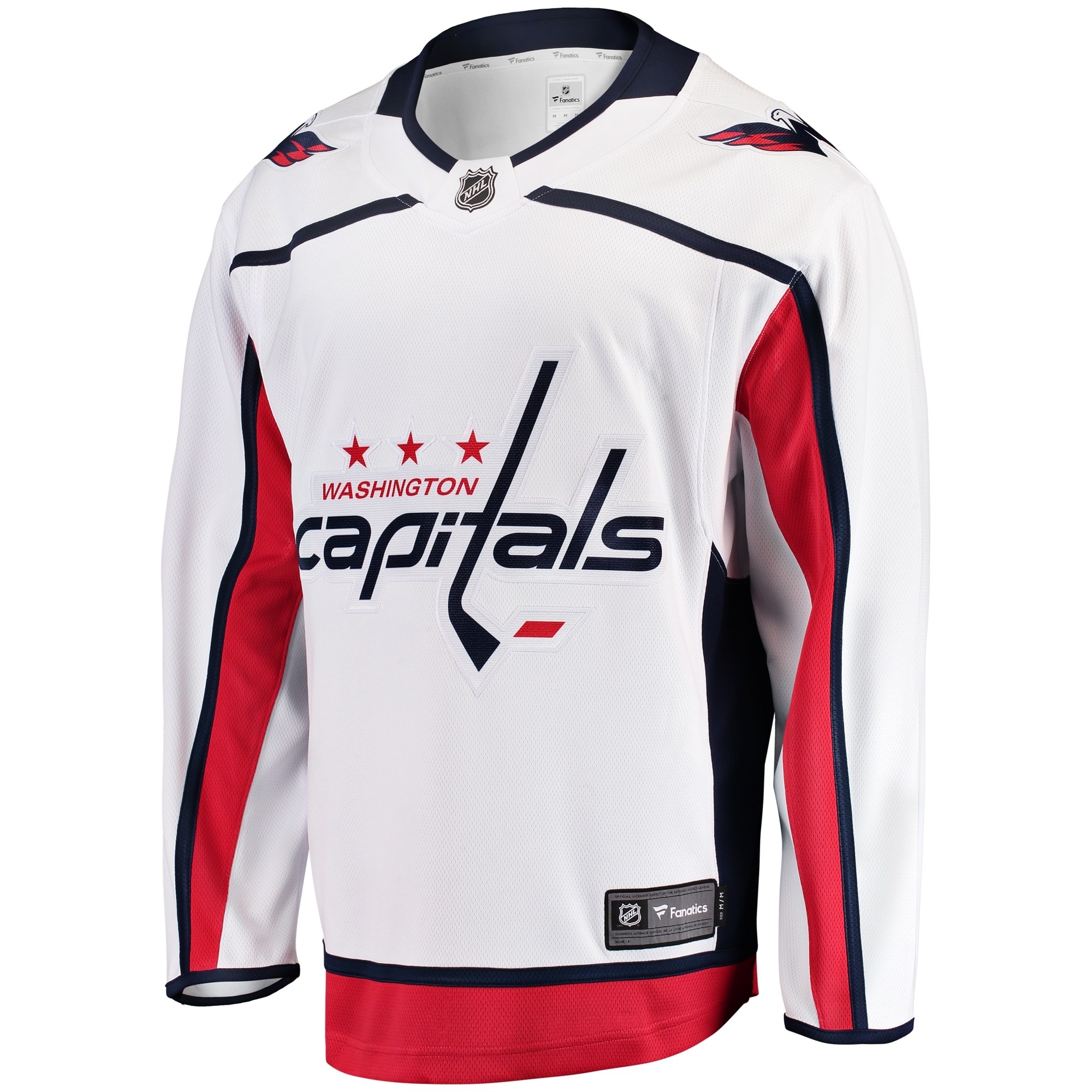 Washington Capitals White Away Breakaway NHL Jersey Youth