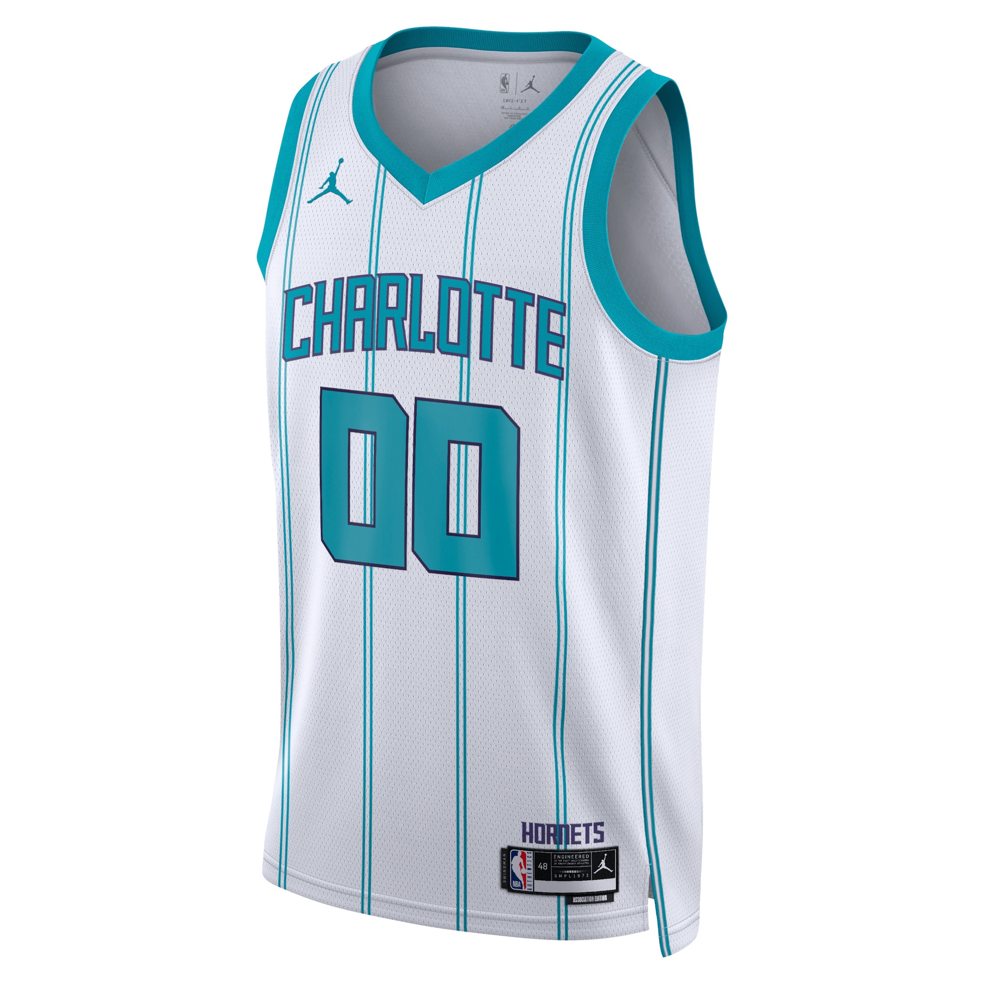 Charlotte Hornets Jordan Association Edition Swingman Custom Unisex NBA Jersey Unisex