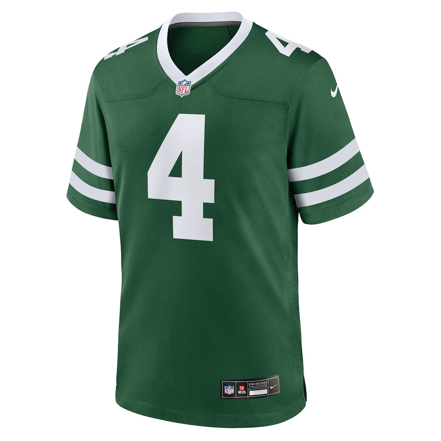 D.J. Reed 4 New York Jets Game Legacy Green NFL Jersey Men's