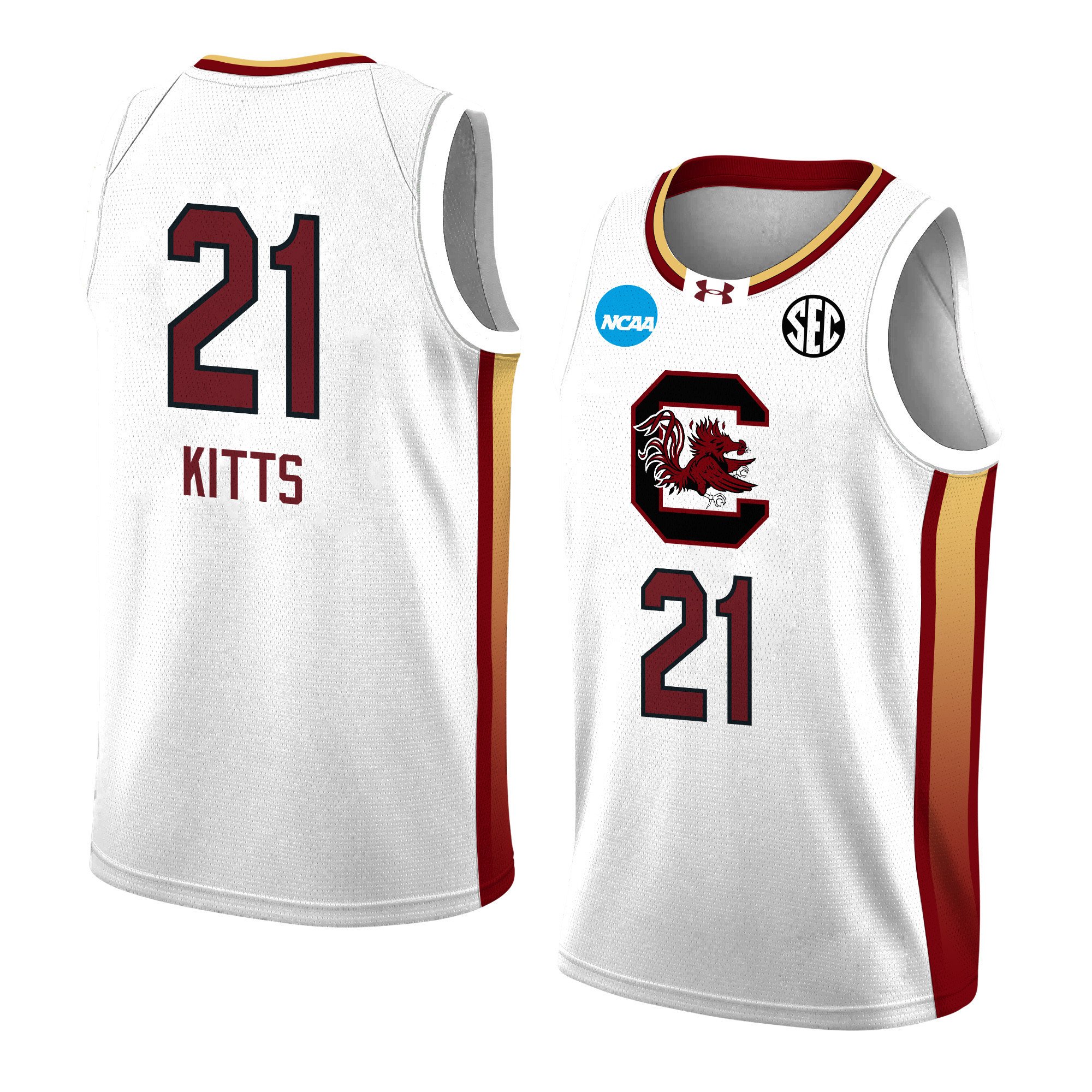 Chloe Kitts 21 South Carolina 2024 White Unisex NCAA Jersey Unisex