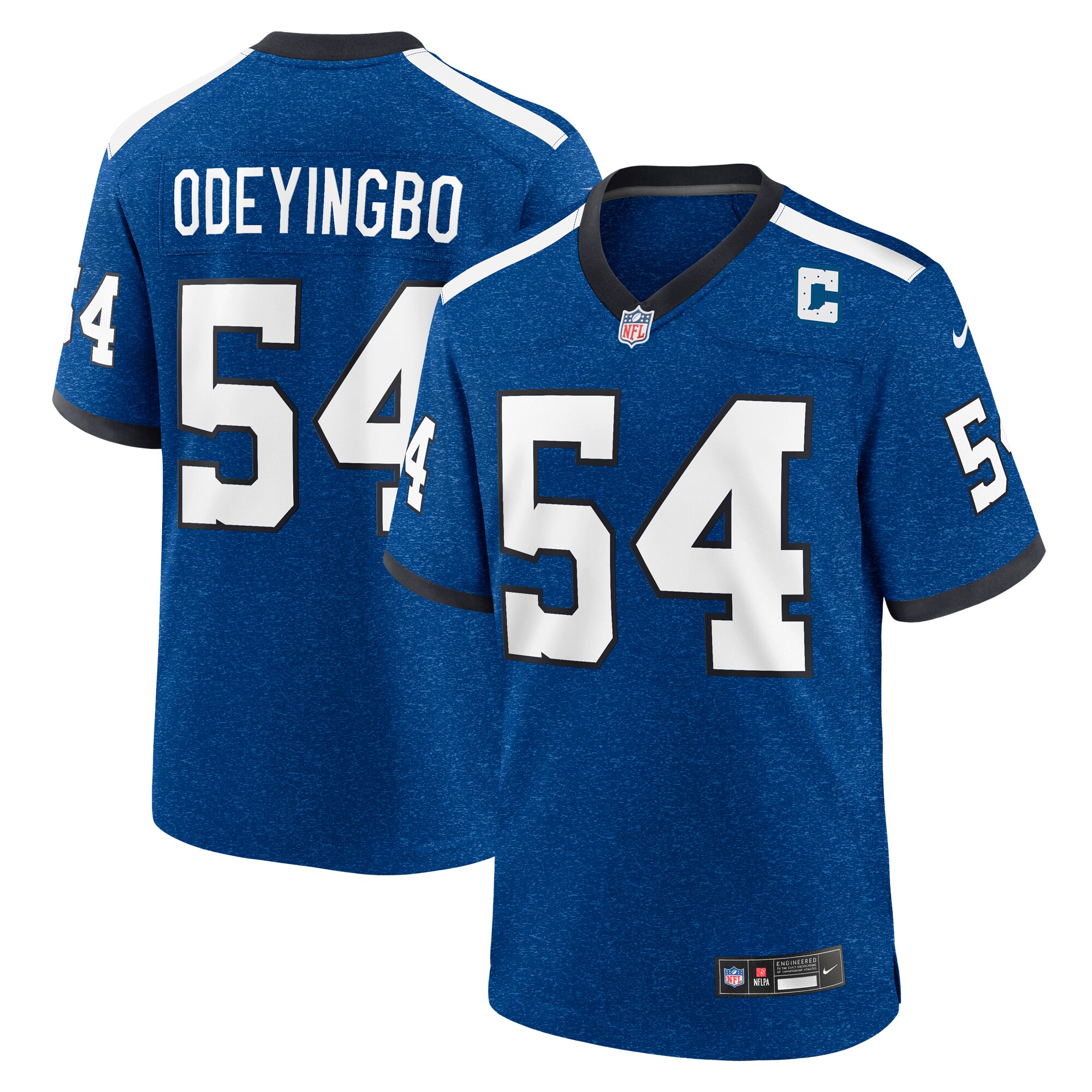 Indianapolis Colts Dayo Odeyingbo Royal Indiana Nights Alternate Game NFL Jersey Men's