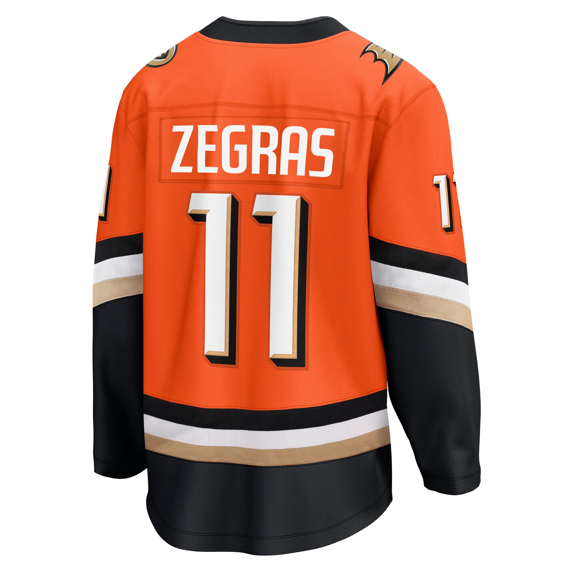 Anaheim Ducks Trevor Zegras Orange Home Premier Breakaway Player NHL Jersey Men's