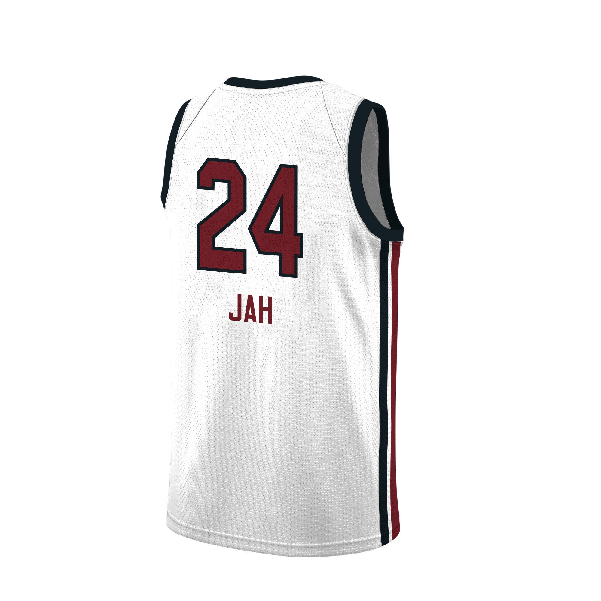 Sahnya Jah 24 South Carolina 2024 White Unisex NCAA Jersey Unisex