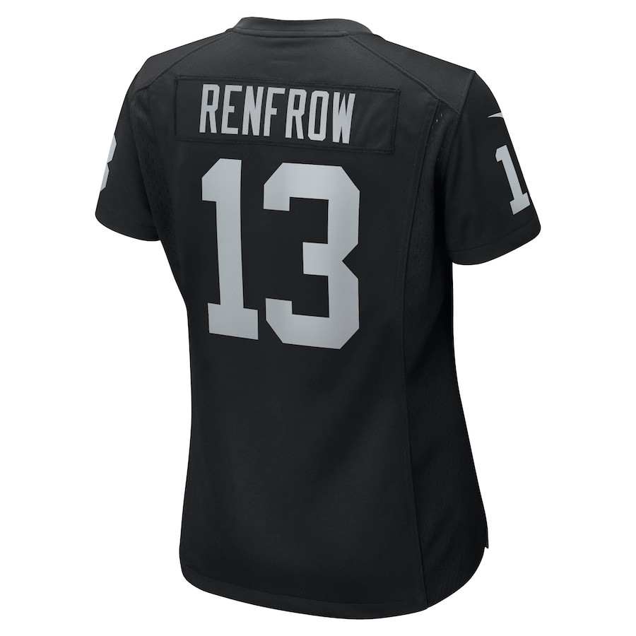 Hunter Renfrow 13 Las Vegas Raiders Game Black NFL Jersey Women's