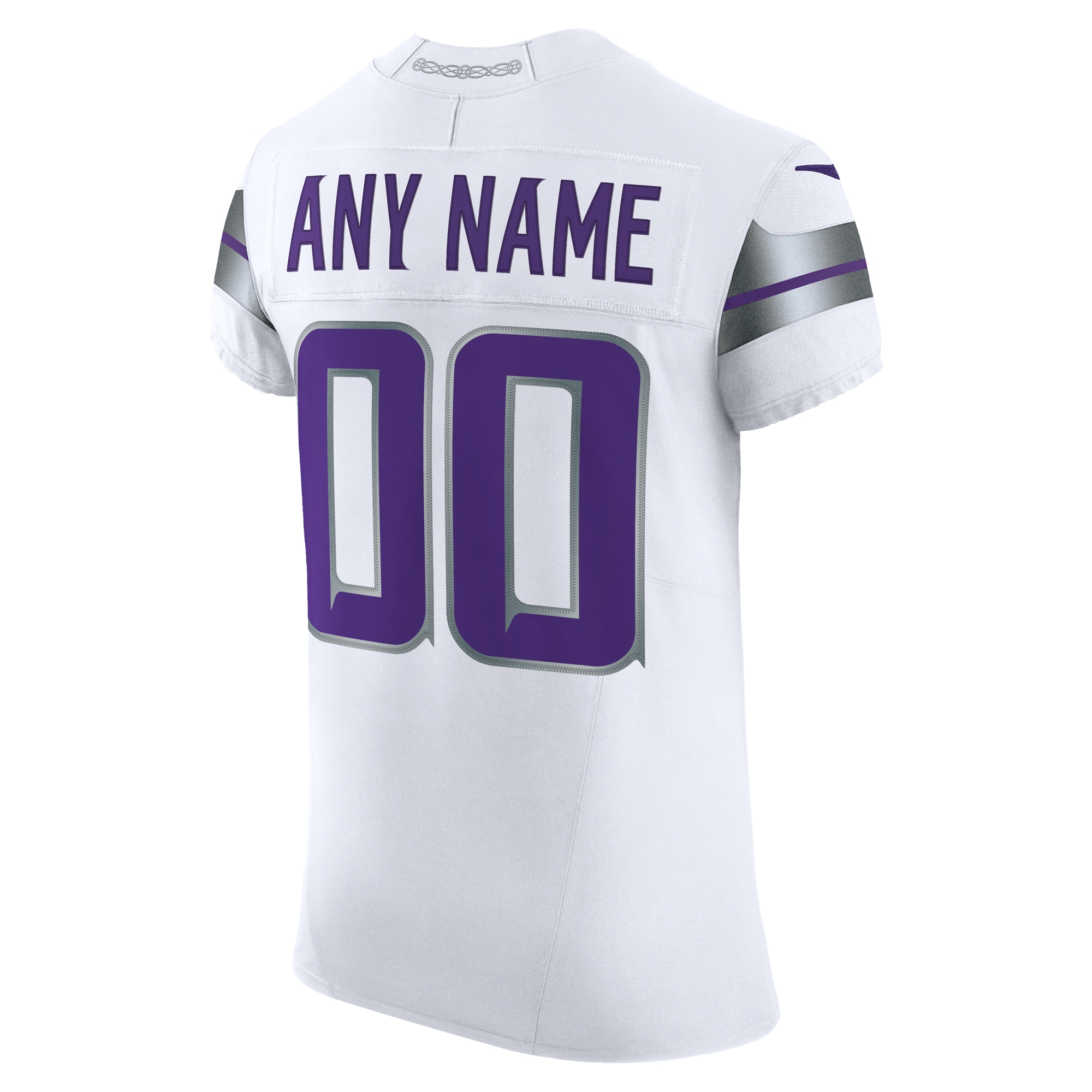 Minnesota Vikings White Vapor F.U.S.E. Elite Custom NFL Jersey Men's