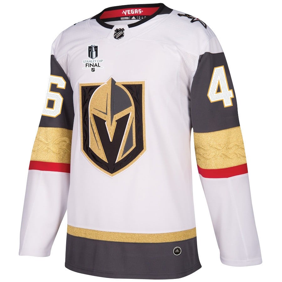 Jonas Rondbjerg 46 Vegas Golden Knights Stanley Cup 2023 Final Patch Away Breakaway White NHL Jersey Men's