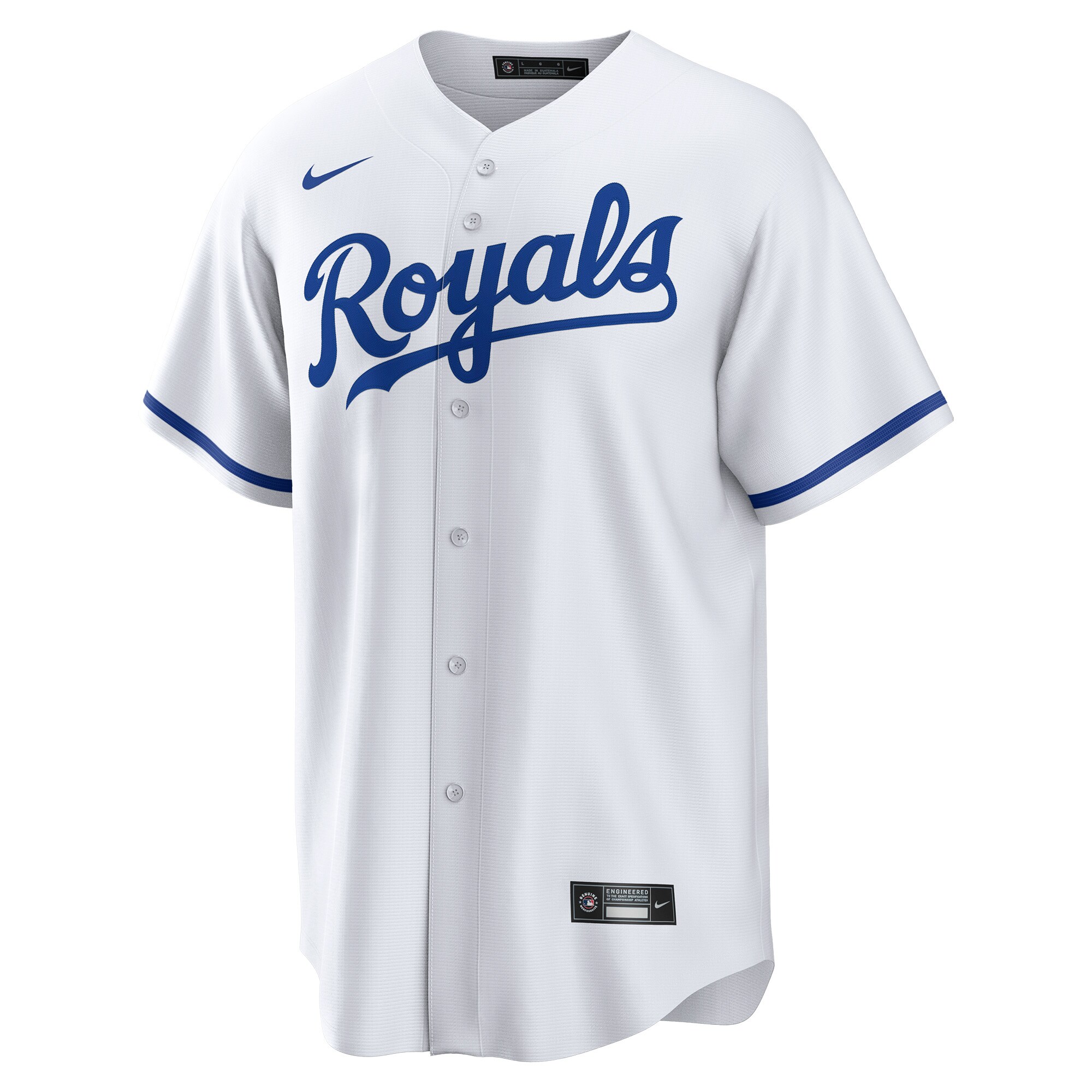 Kansas City Royals Carlos Hern?ndez White Home Player MLB Jersey Men's