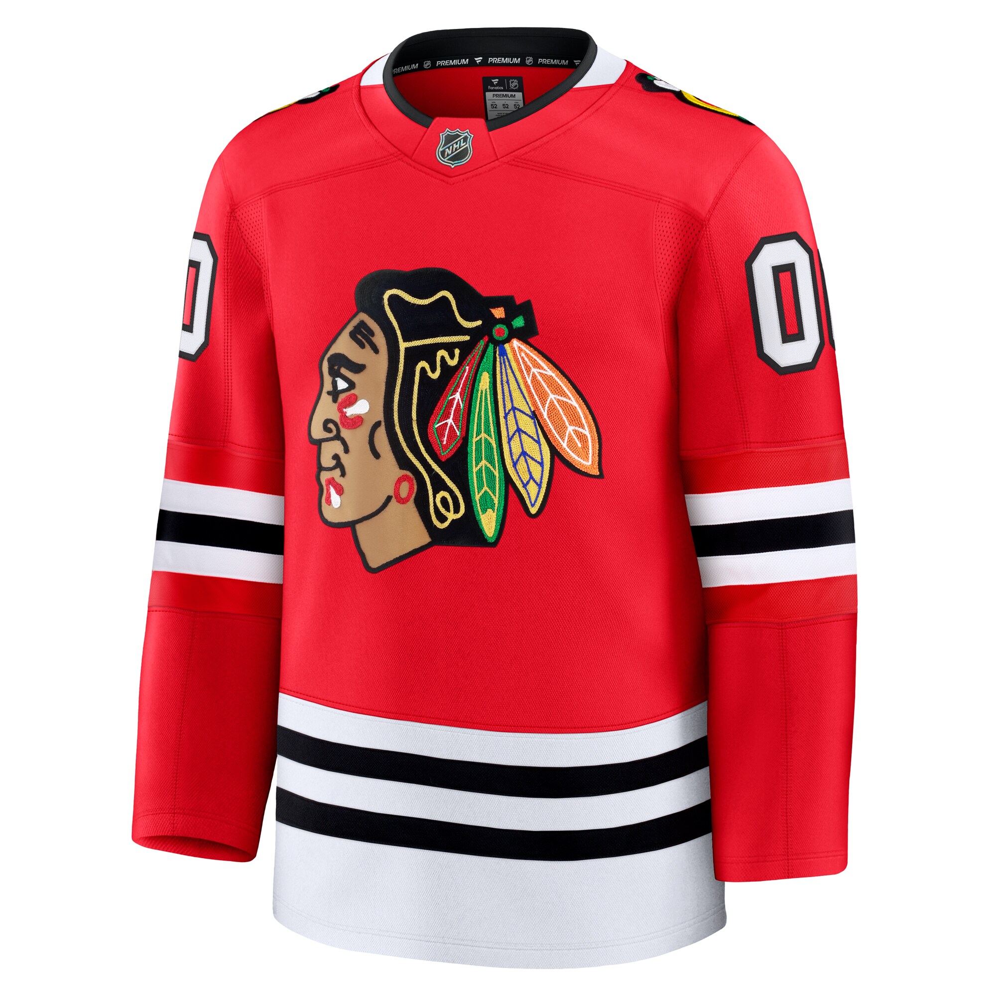 Chicago Blackhawks Red Home Premium Custom NHL Jersey Men's
