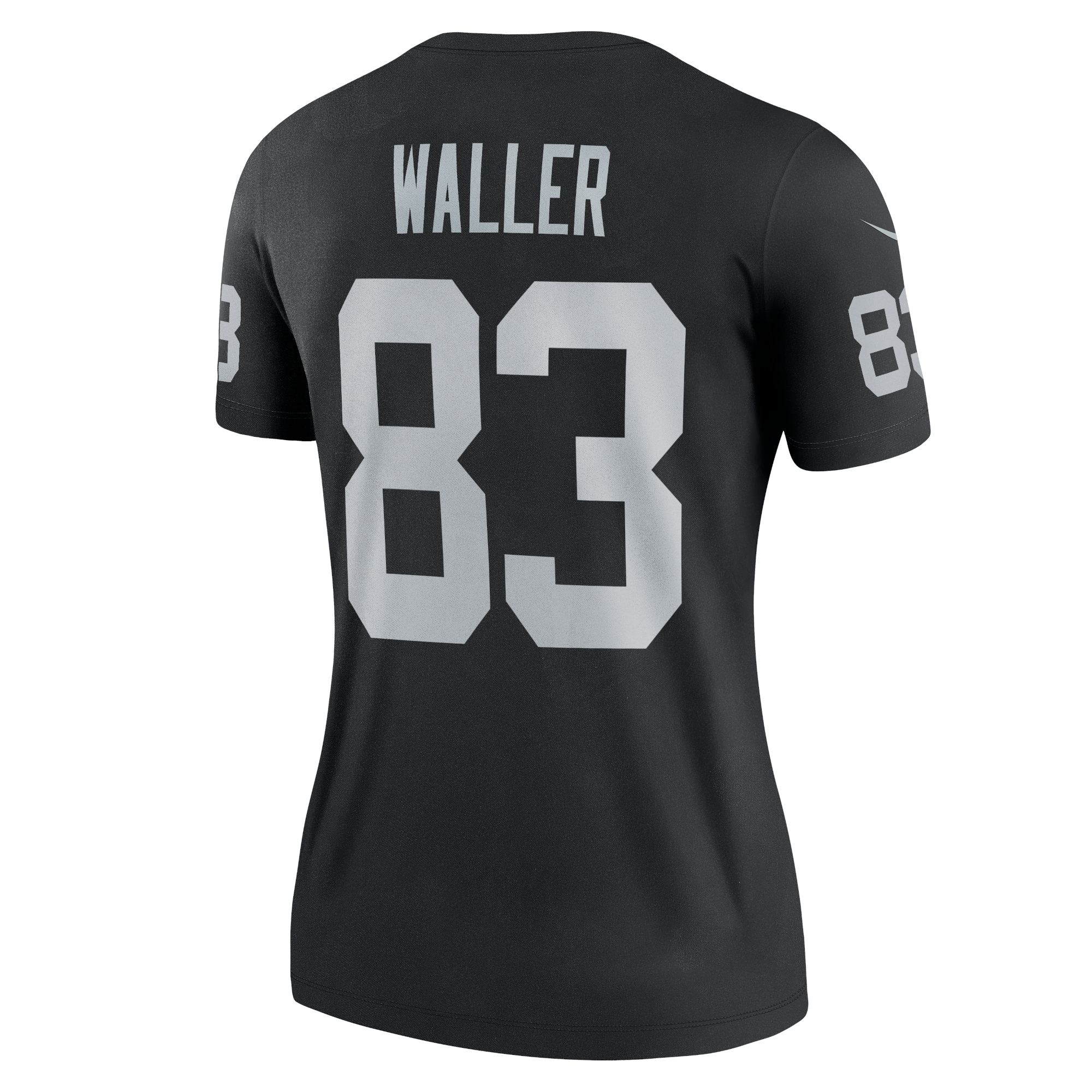 Las Vegas Raiders Darren Waller Black Team Legend Player Performance Top NFL Jersey Women's