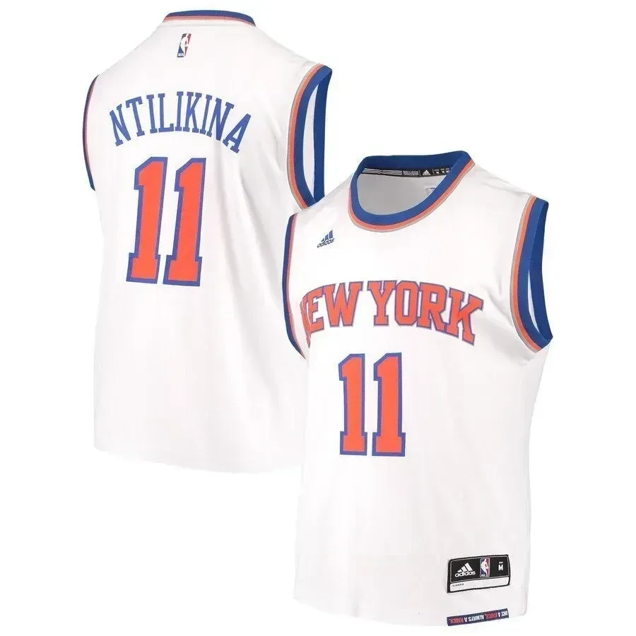 Frank Ntilikina New York Knicks Home White NBA Jersey Men's