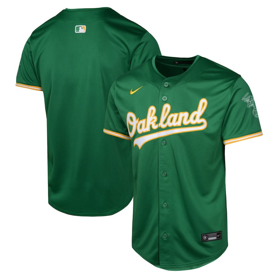 Oakland Athletics Alternate Limited Green MLB Jersey Youth