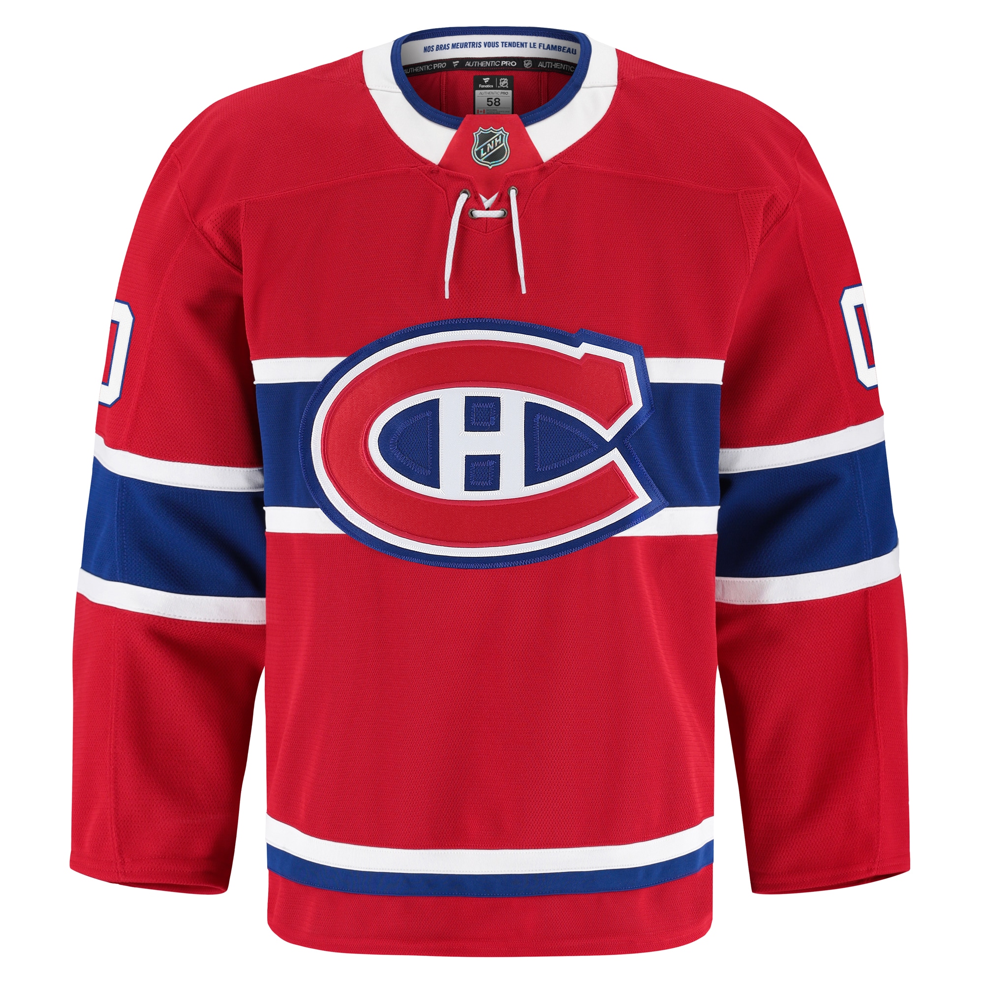 Montreal Canadiens Red Home Pro Custom NHL Jersey Men's