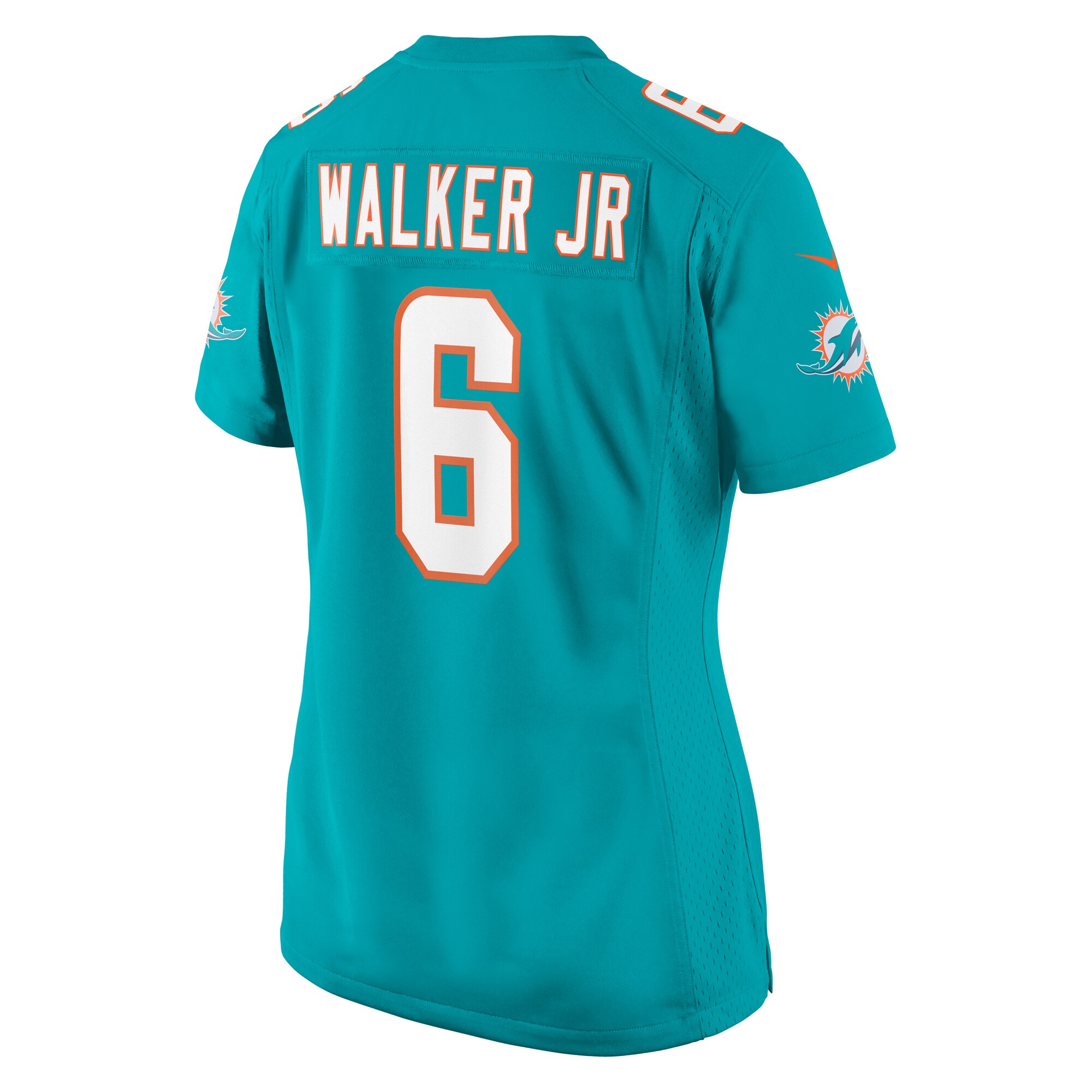 Miami Dolphins Anthony Walker Jr. Aqua Game NFL Jersey Women's