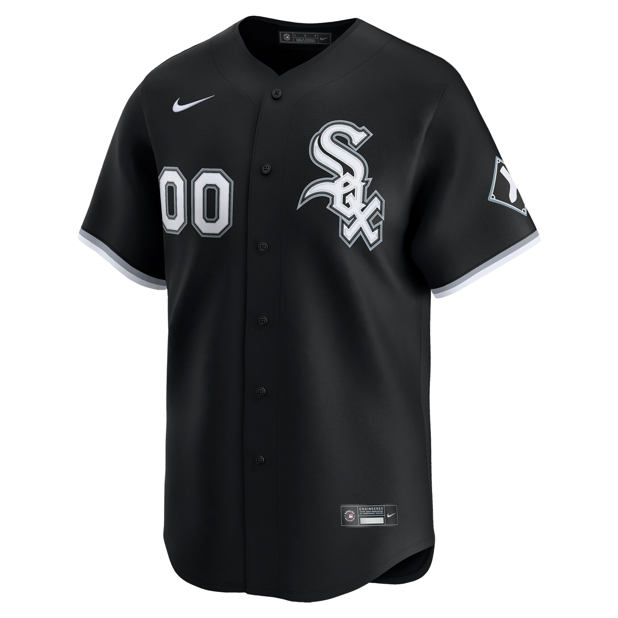 Chicago White Sox Black Alternate Limited Custom MLB Jersey Men's