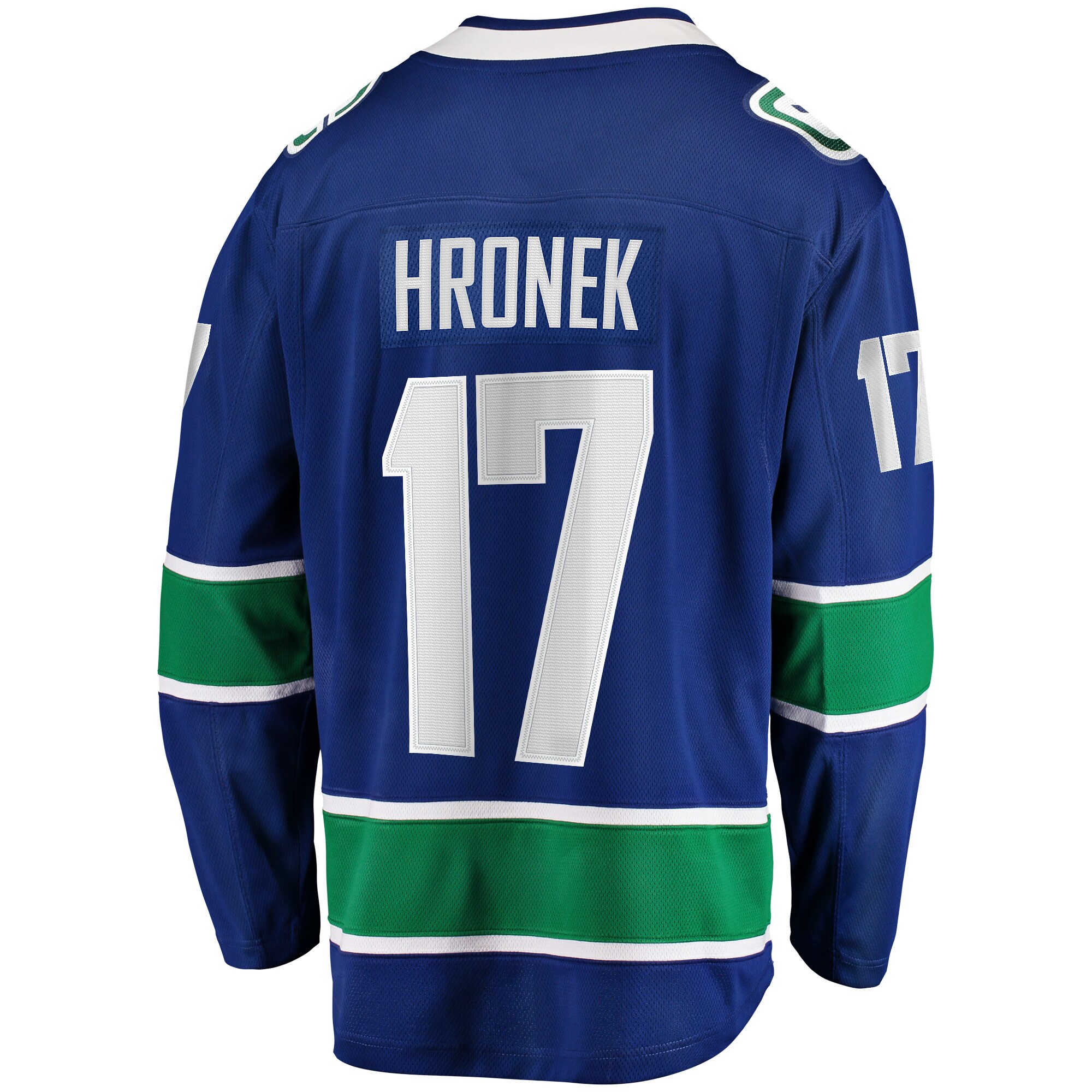 Vancouver Canucks Filip Hronek Blue Home Breakaway NHL Jersey Men's