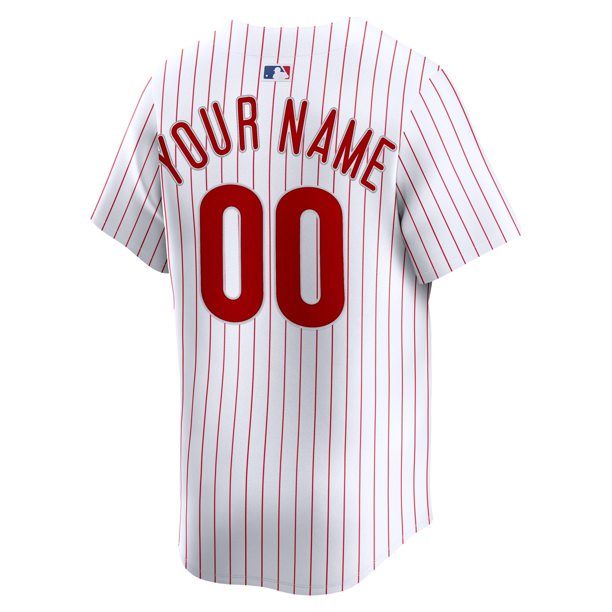 Philadelphia Phillies White Home Limited Custom MLB Jersey Men's