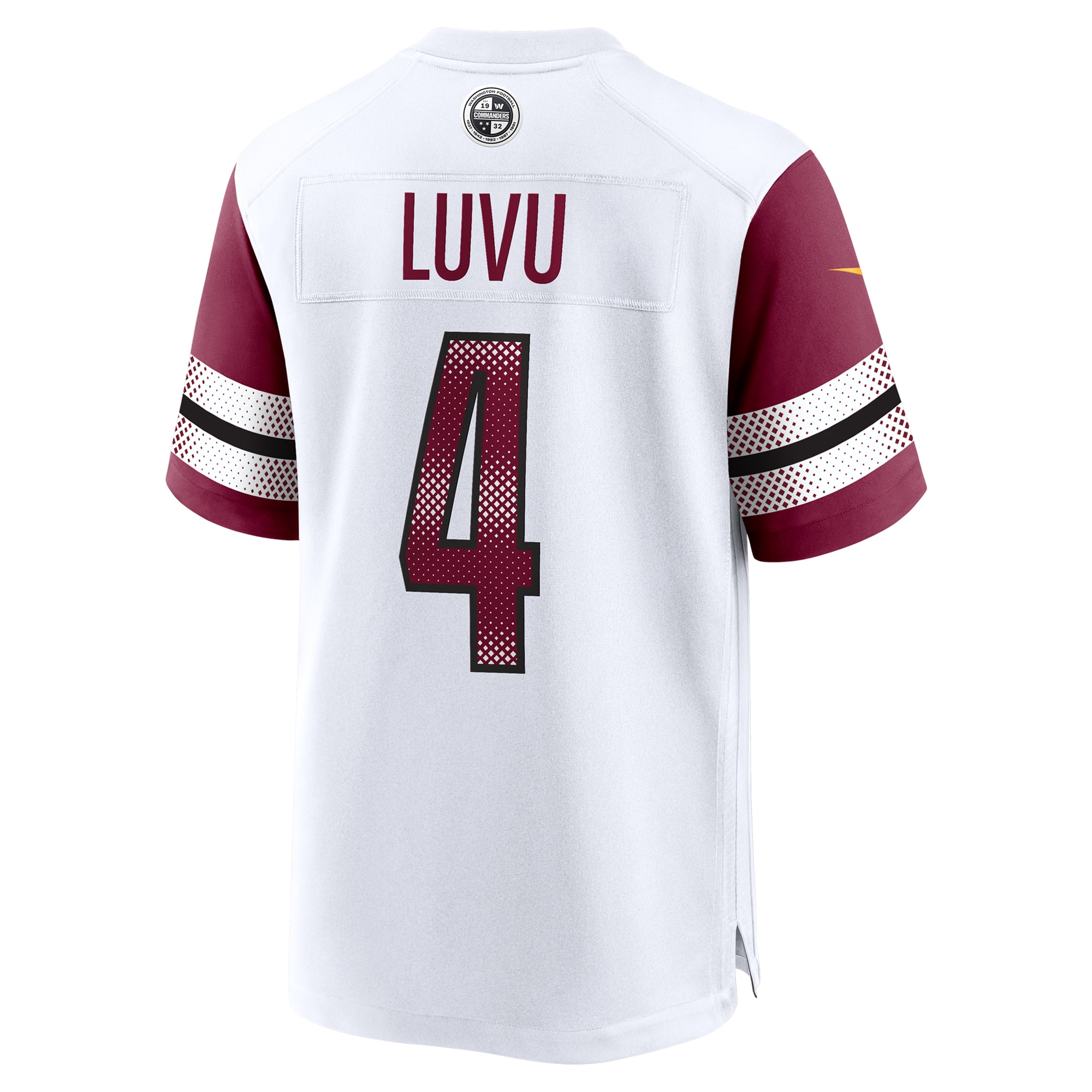 Washington Commanders Frankie Luvu White Game NFL Jersey Men's