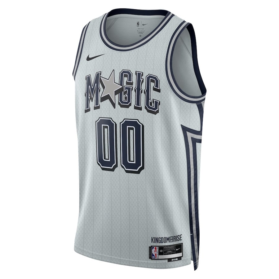 Orlando Magic Unisex 2024/25 Custom Swingman City Edition Silver NBA Jersey Unisex
