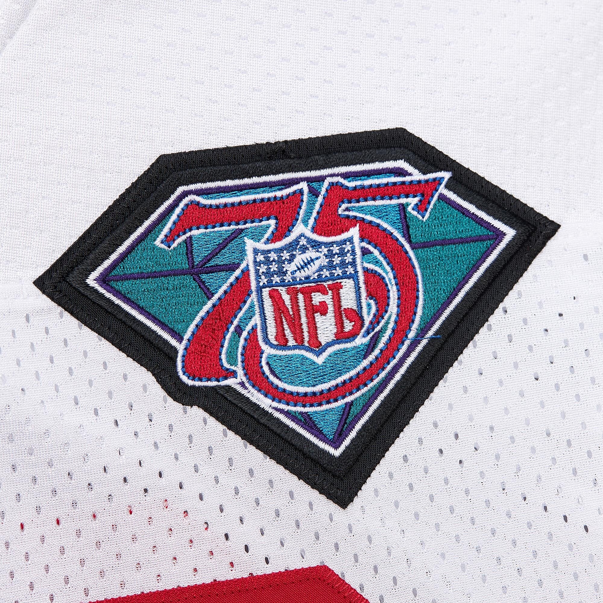 San Francisco 49ers 1994 Jerry Rice Mitchell Ness White Throwback Retired Player NFL Jersey Men's