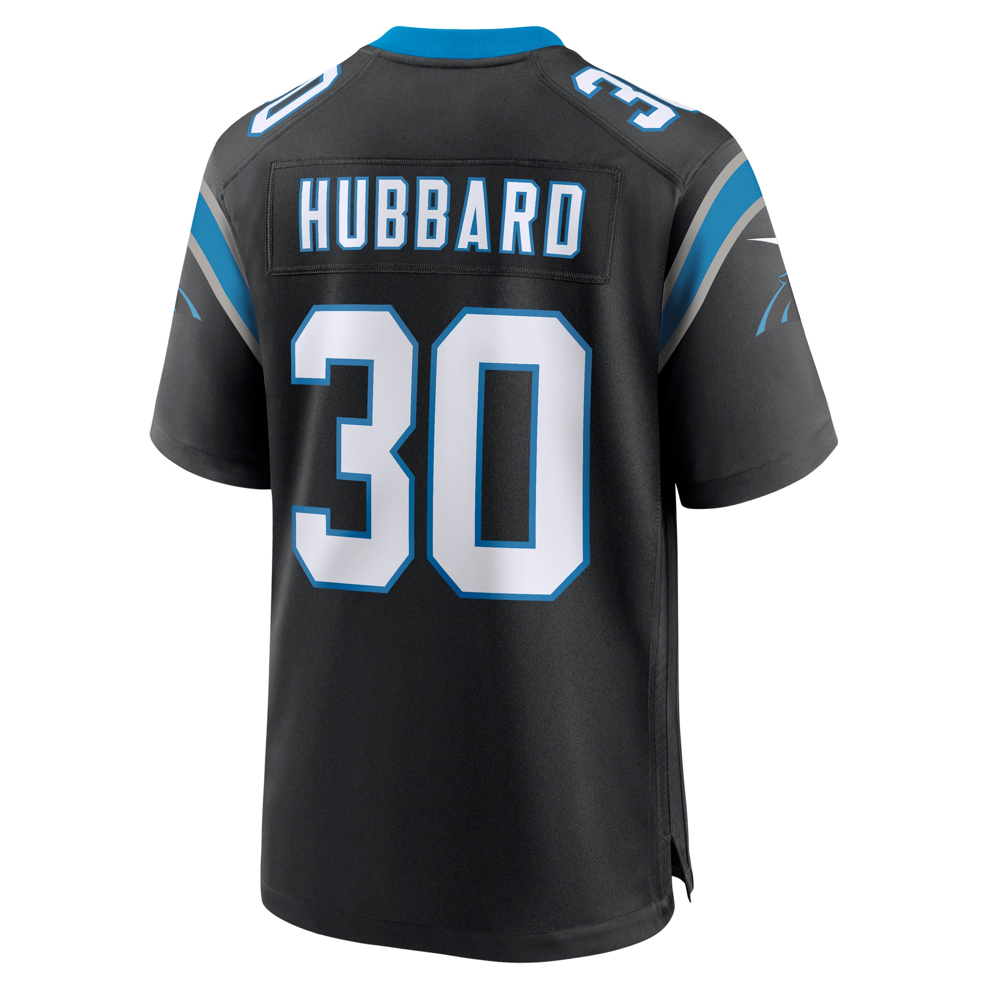 Carolina Panthers Chuba Hubbard Black Team Game NFL Jersey Men's