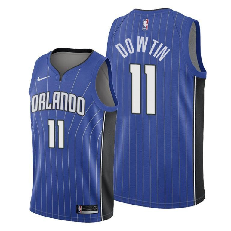 Jeff Dowtin 11 Orlando Magicc Icon Edition Blue NBA Jersey Men's