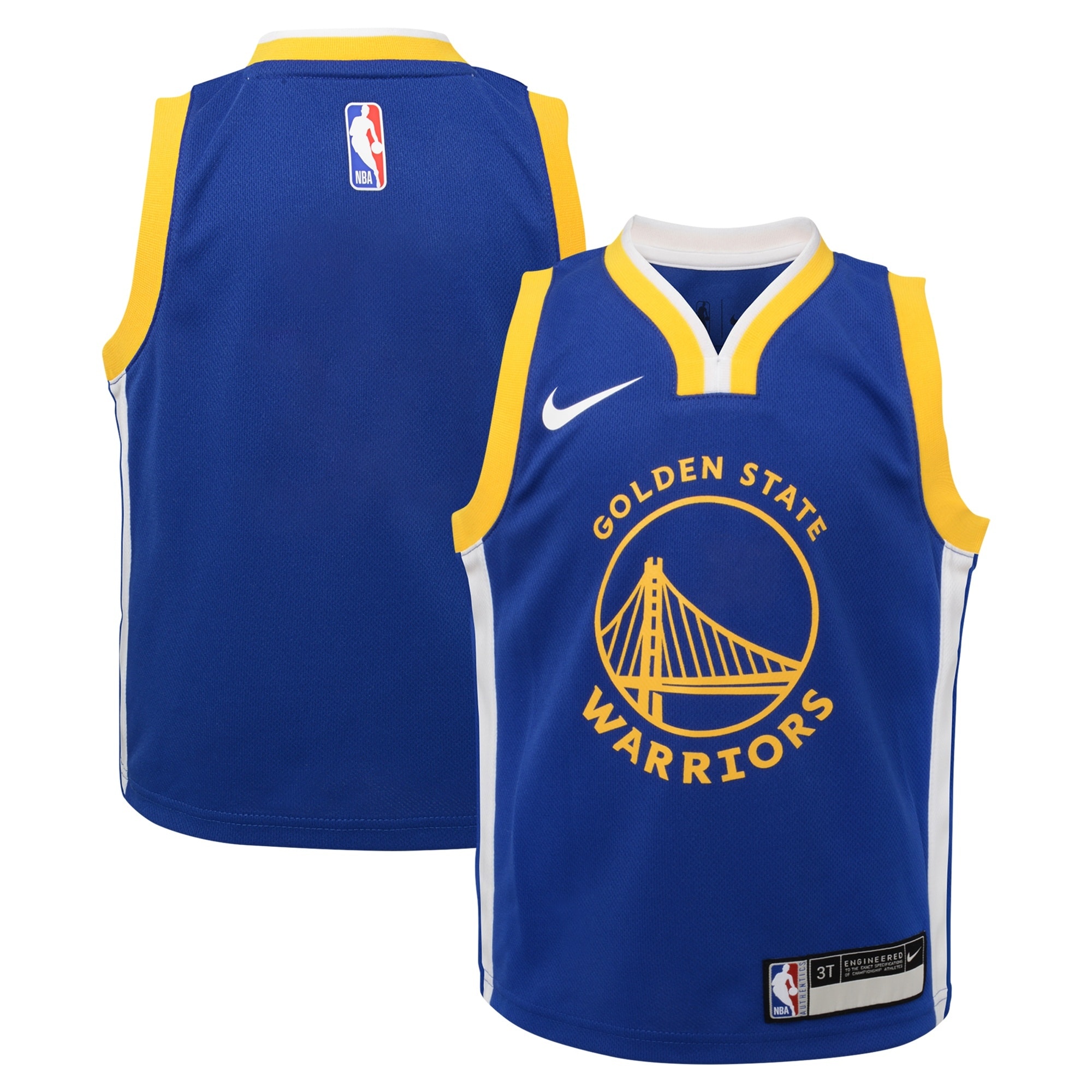 Golden State Warriors Icon Custom Kids NBA Jersey Youth