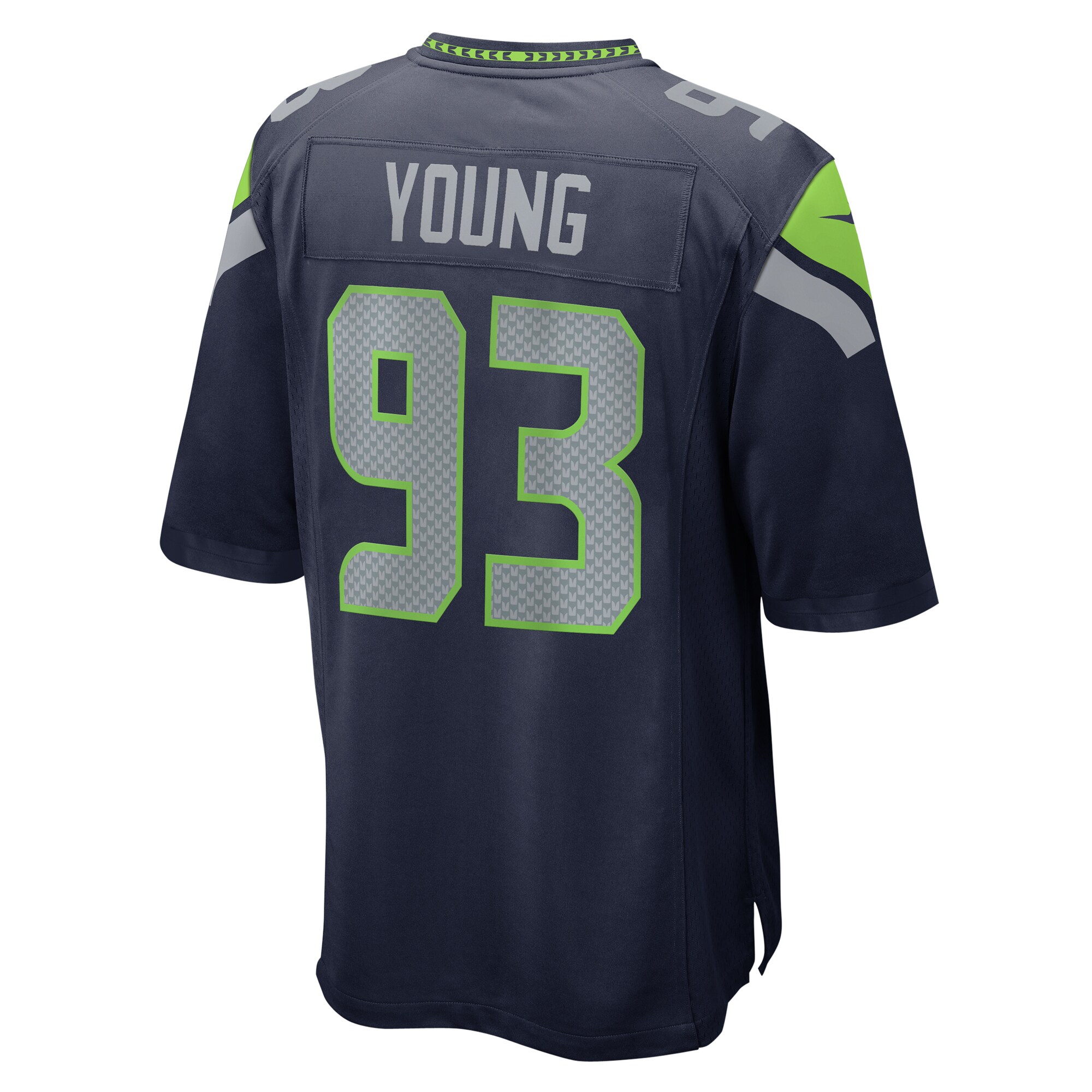 Seattle Seahawks Cameron Young College Navy Game NFL Jersey Men's