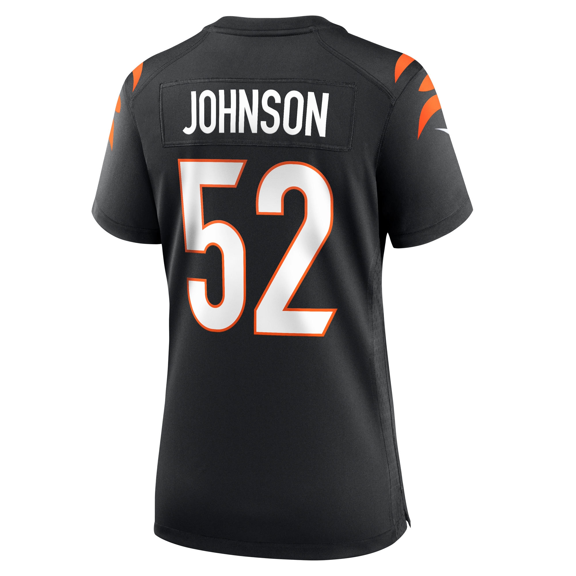 Cincinnati Bengals Cedric Johnson Black Game NFL Jersey Women's