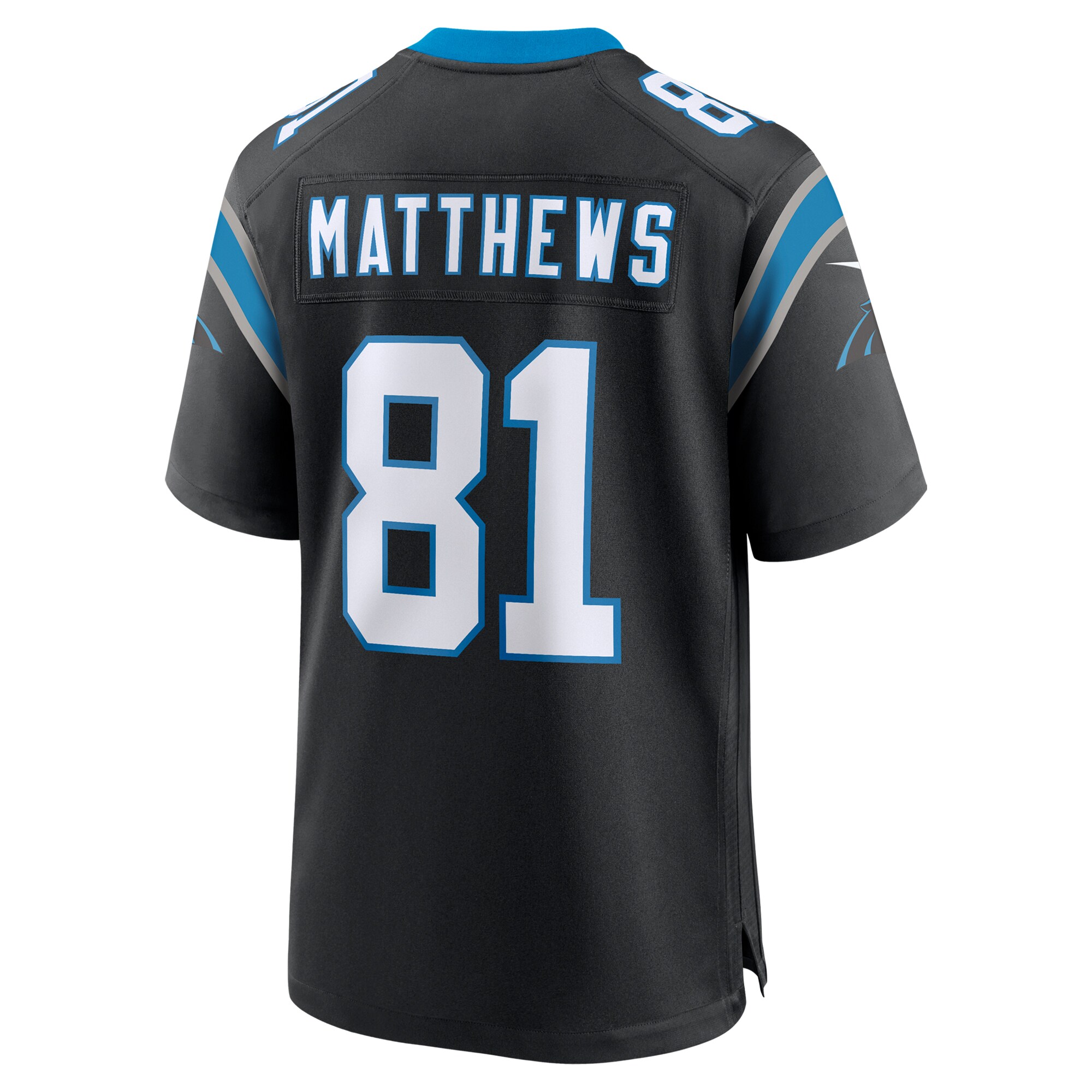 Carolina Panthers Matthews Black Game NFL Jersey Men's