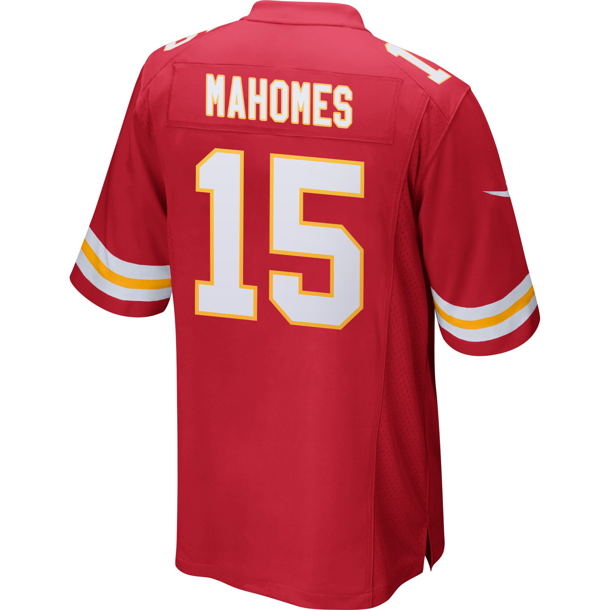 Patrick Mahomes 15 Kansas City Chiefs Super Bowl LIX New Orleans Where Passion Ignites' EMBROIDERED Game Red NFL Jersey Men's
