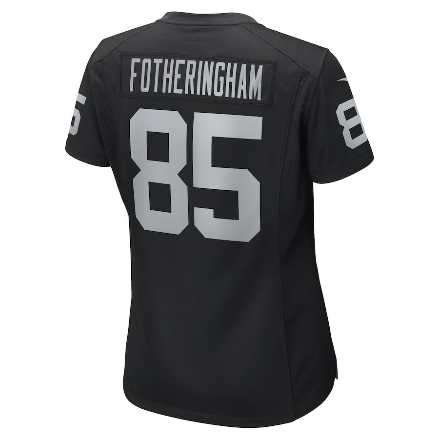Cole Fotheringham 85 Las Vegas Raiders Team Game Black NFL Jersey Women's