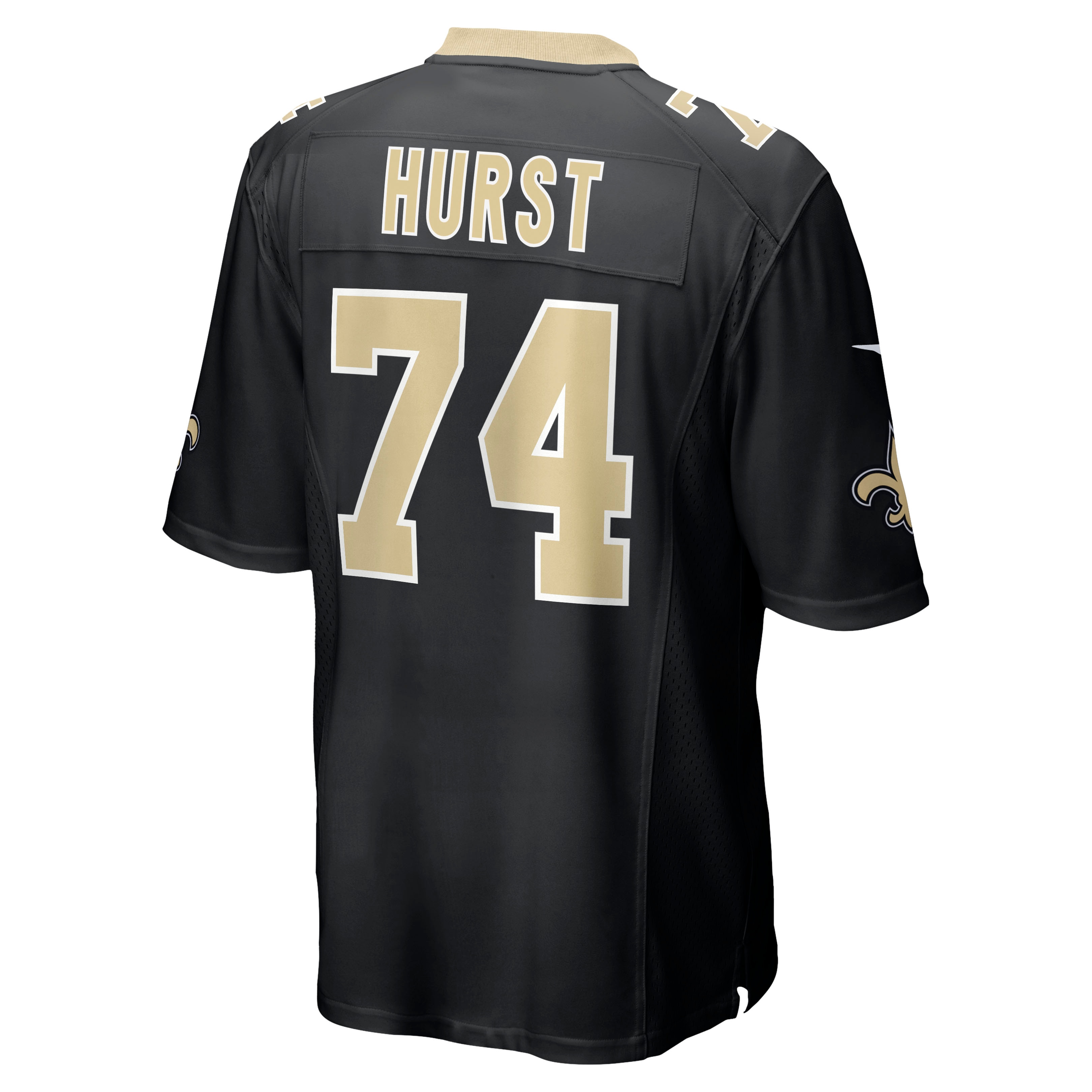 New Orleans Saints James Hurst Black Game NFL Jersey Men's