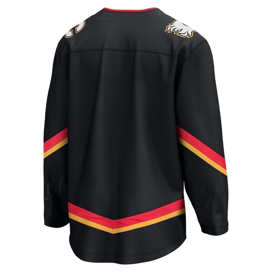 Samuel Honzek #29 Calgary Flames 2023 Draft Alternate Black NHL Jersey Men's