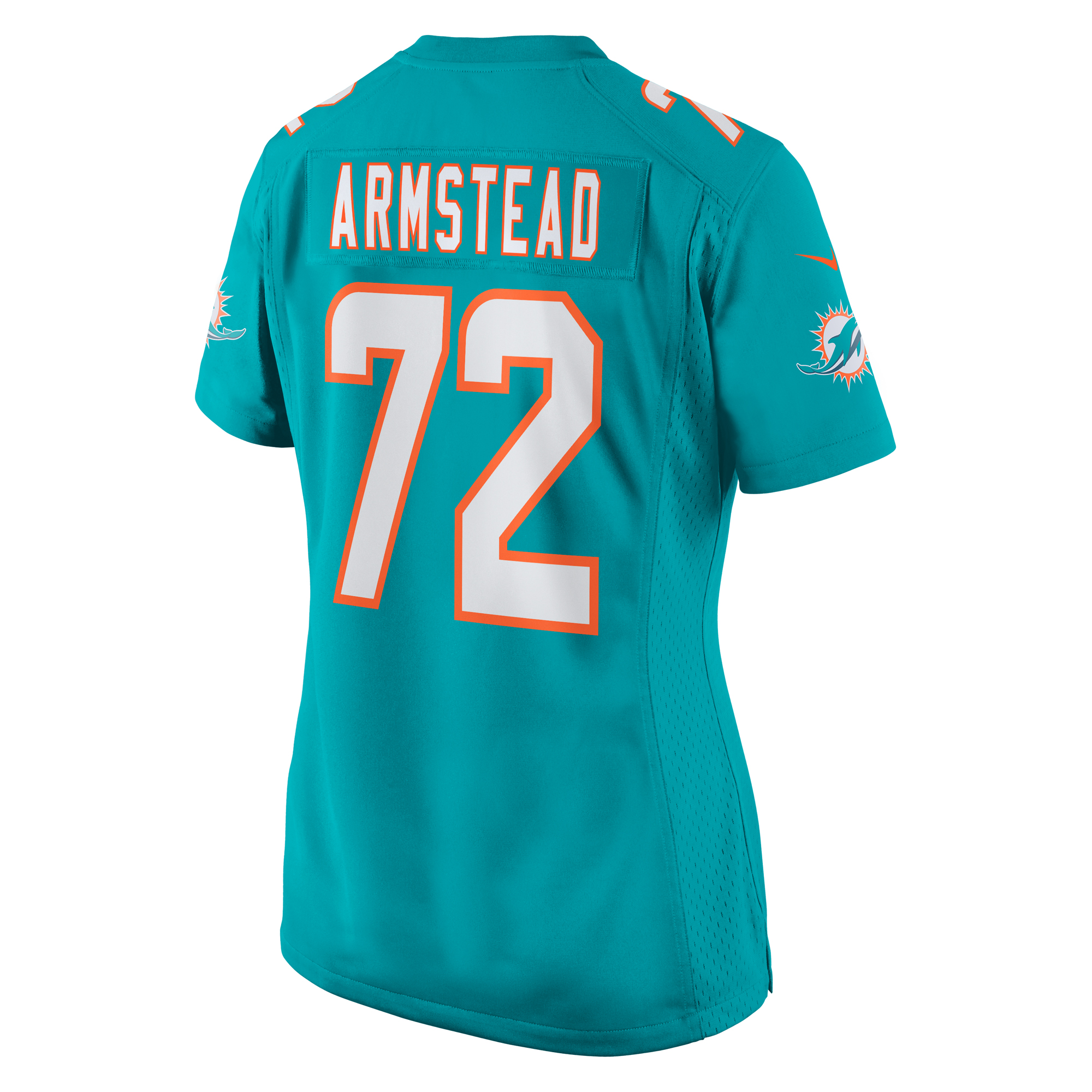 Miami Dolphins Terron Armstead Aqua Game NFL Jersey Women's
