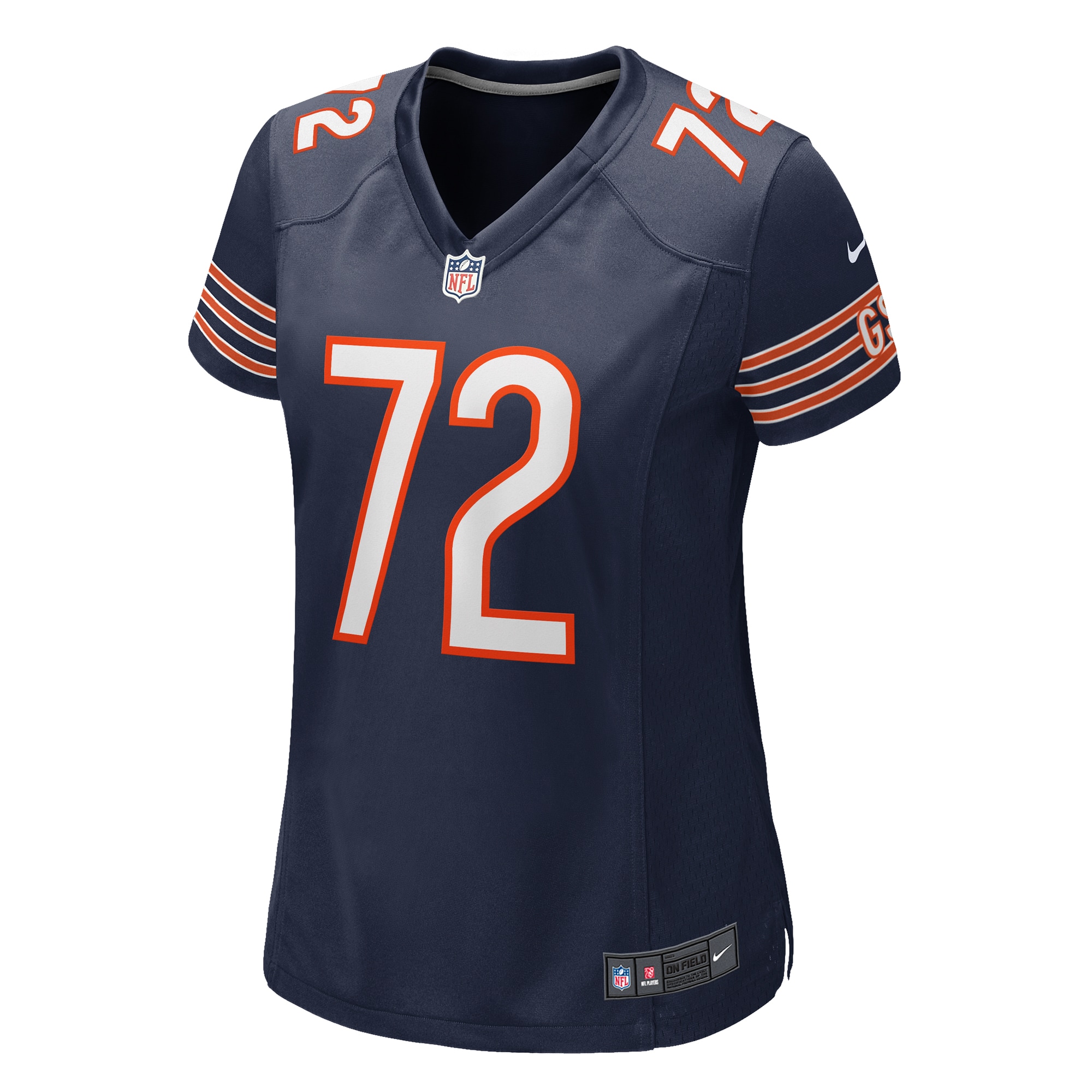 Chicago Bears Kiran Amegadjie Navy Game NFL Jersey Women's