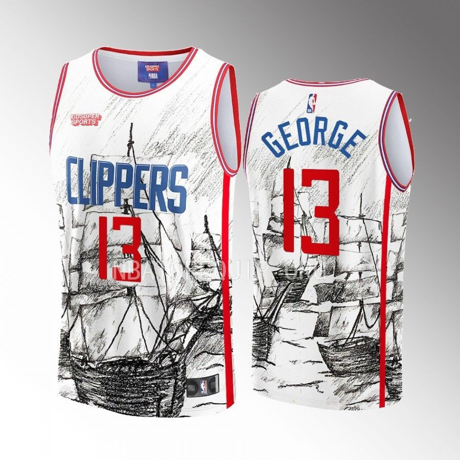 Paul George 13 Los Angeles Clippers KidSuper Studio Unisex Hometown NBA Jersey Unisex