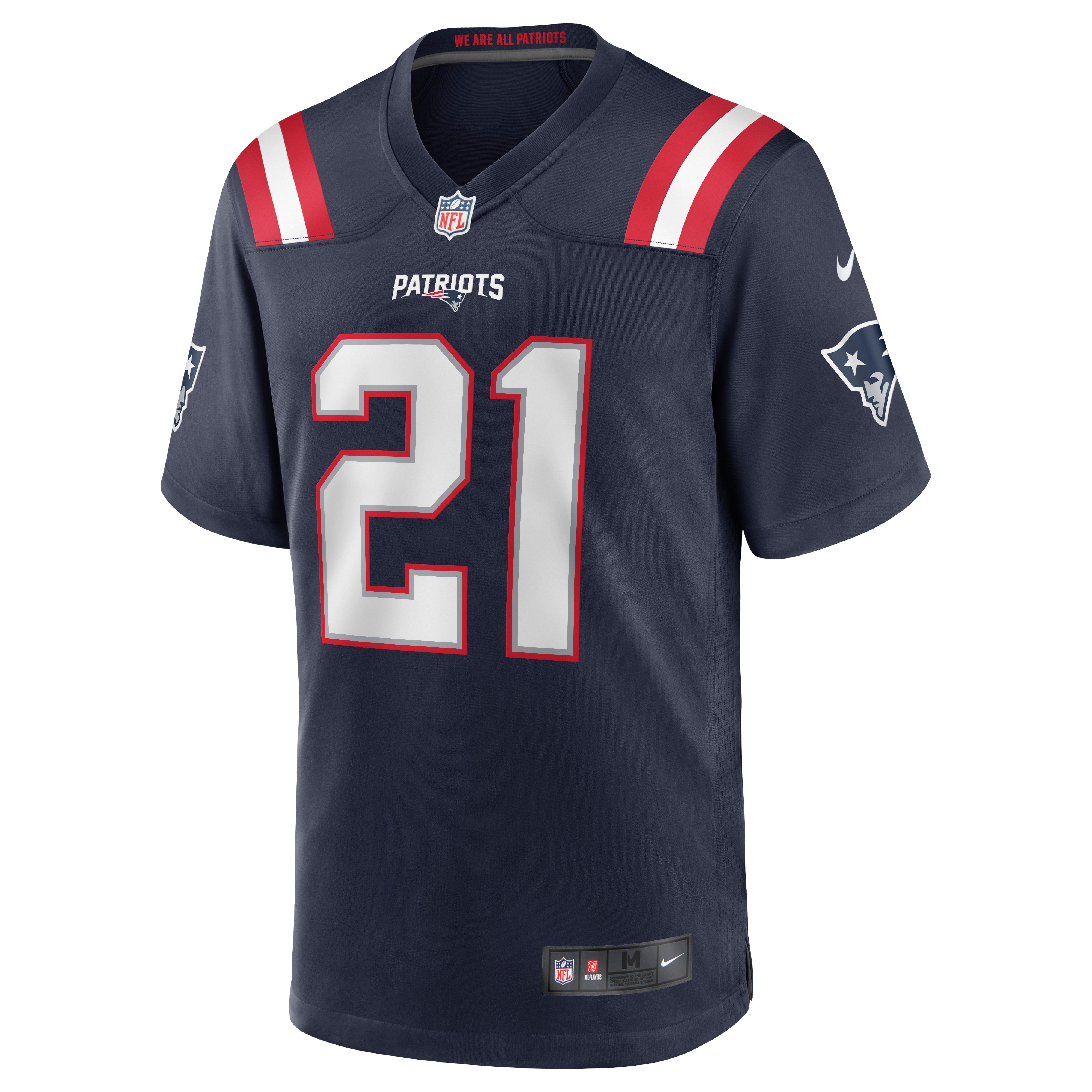 New England Patriots Adrian Phillips Navy Game NFL Jersey Men's