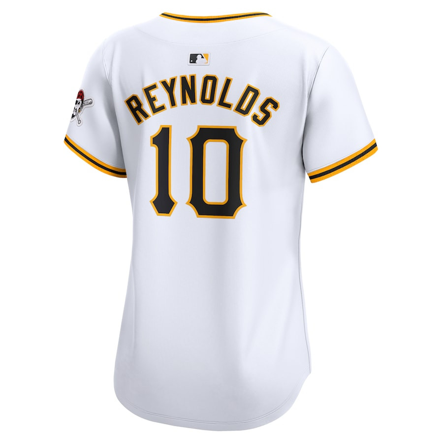 Bryan Reynolds 10 Pittsburgh Pirates Home Limited Player White MLB Jersey Women's