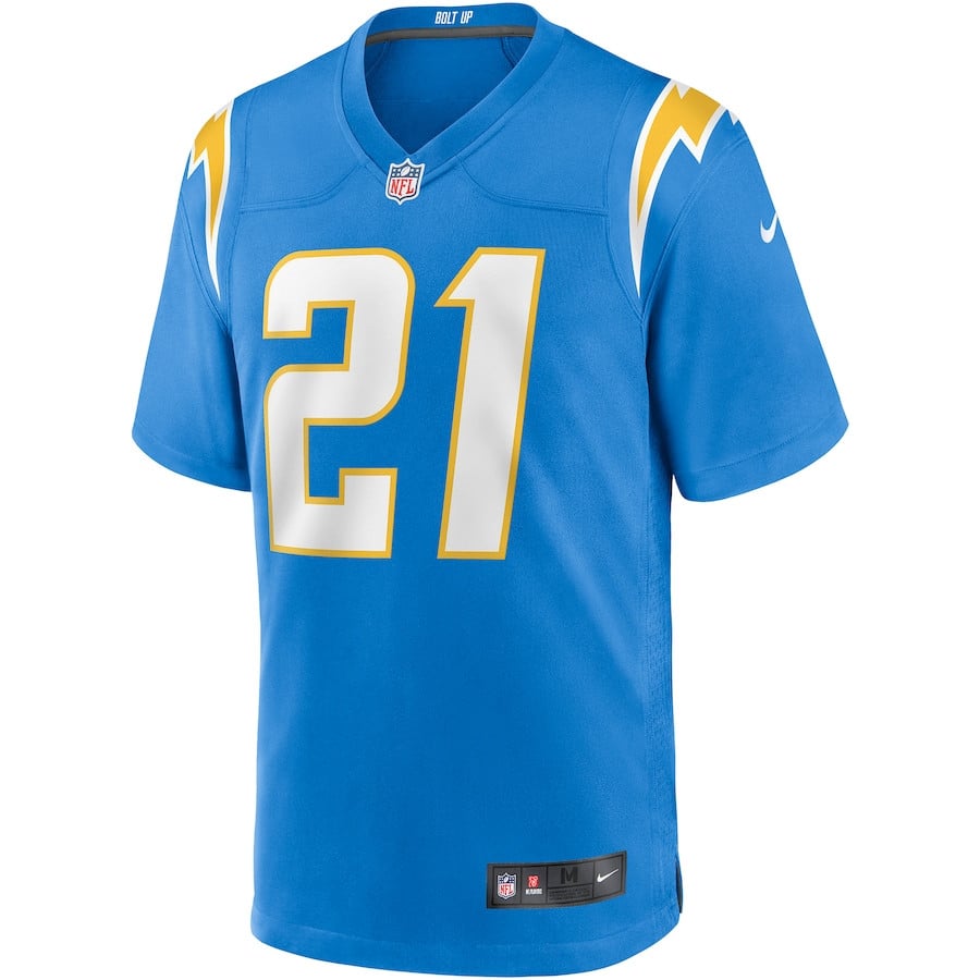 LaDainian Tomlinson 21 Los Angeles Chargers Game Retired Powder Blue NFL Jersey Men's