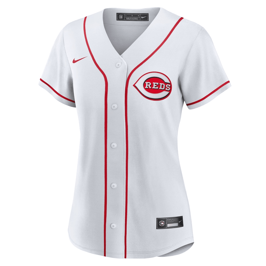 Joey Votto 19 Cincinnati Reds Home White MLB Jersey Women's