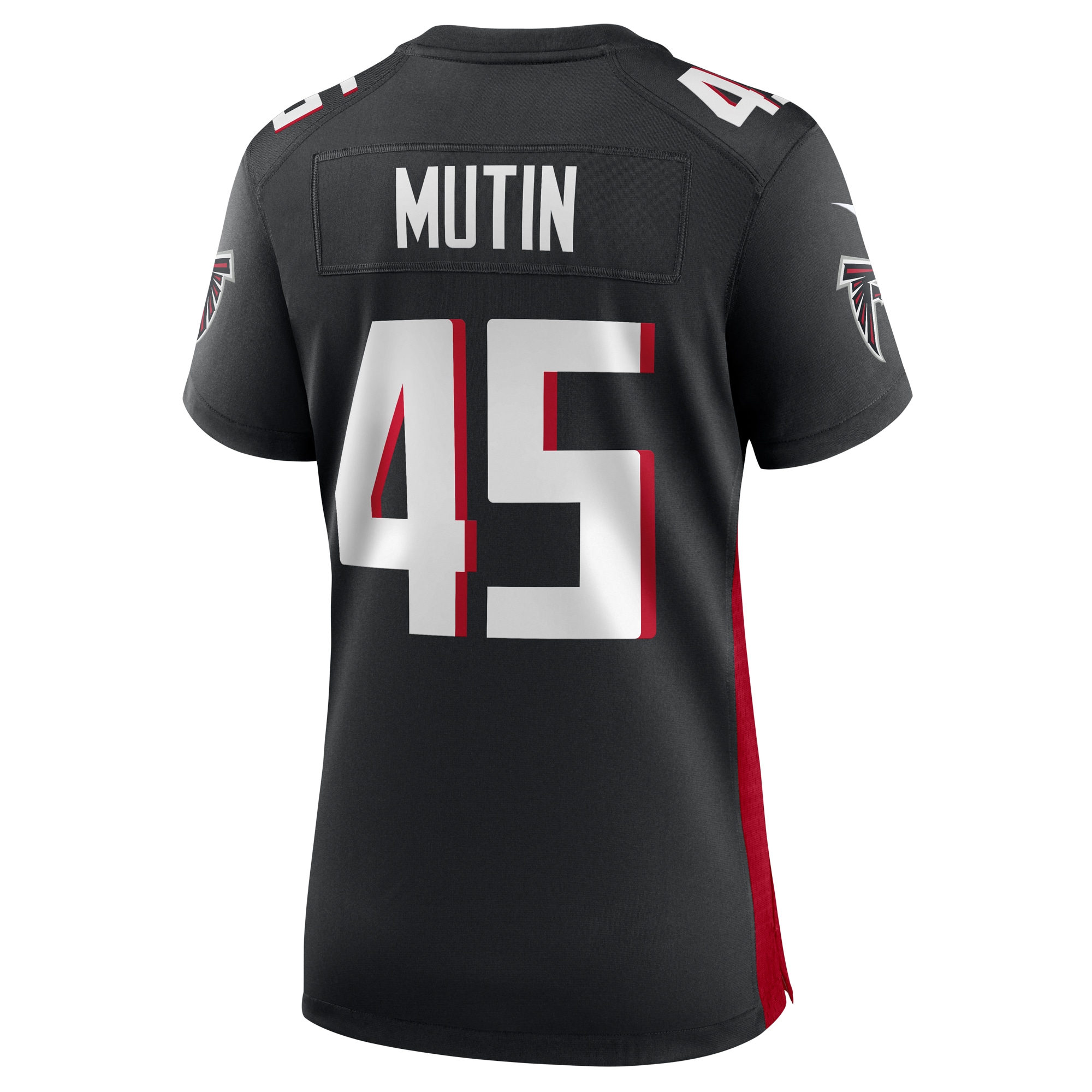 Atlanta Falcons Donavan Mutin Black Game NFL Jersey Women's