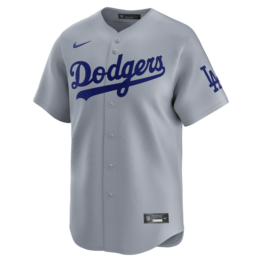 Los Angeles Dodgers Alternate Limited Gray MLB Jersey Men's