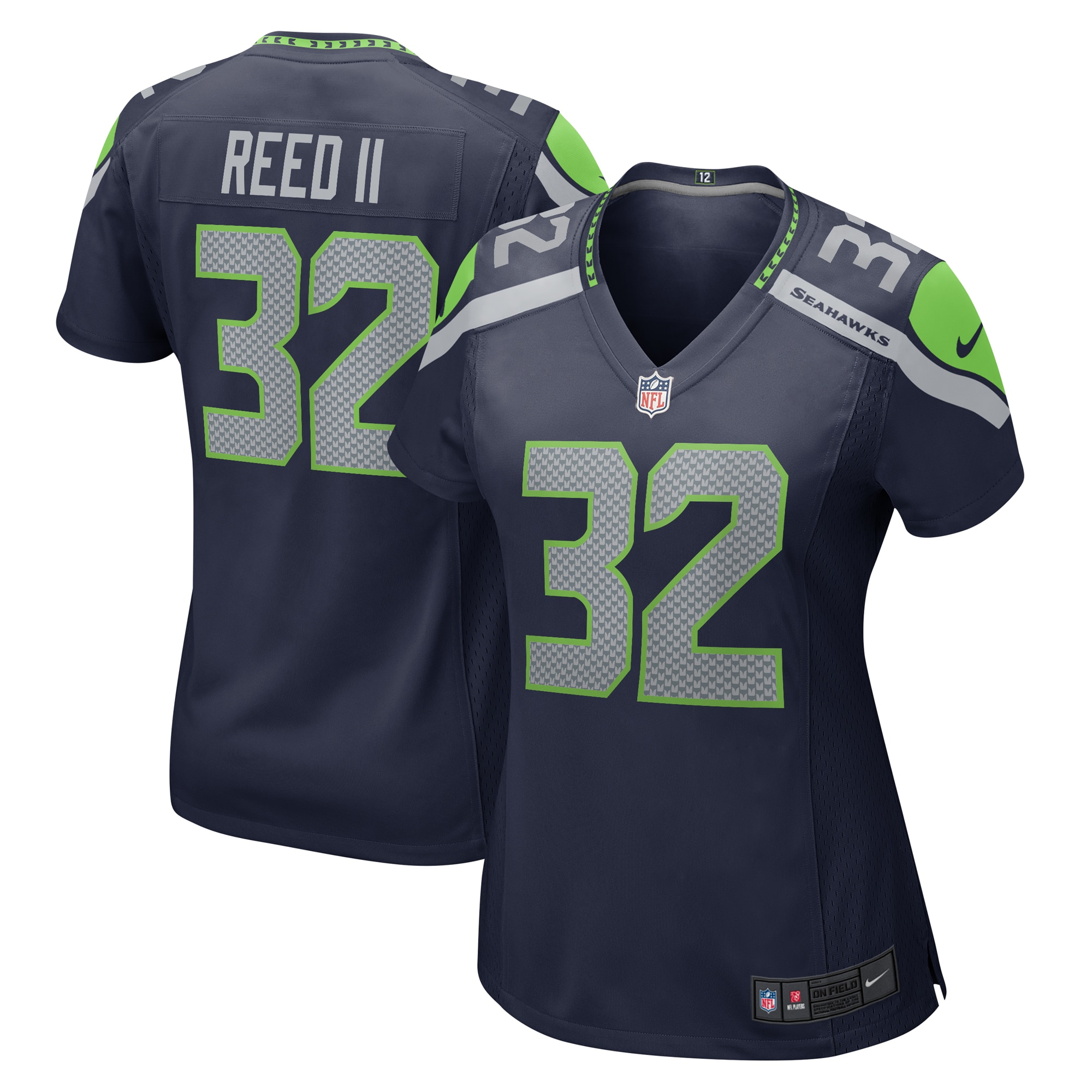 Jerrick Reed II Seattle Seahawks Nike Women's Game Jersey - College Navy